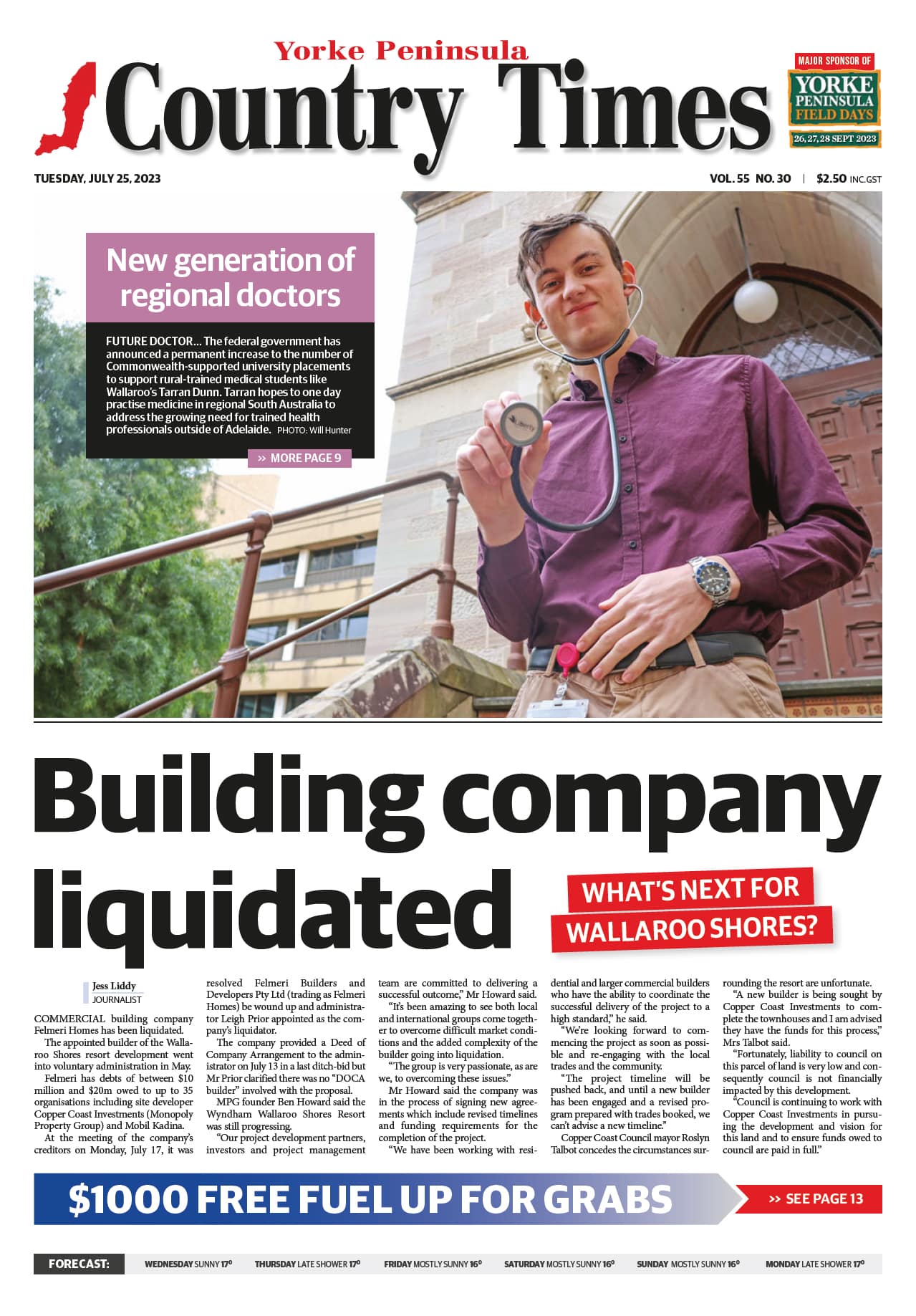 Yorke Peninsula Country Times 25 July 2023
