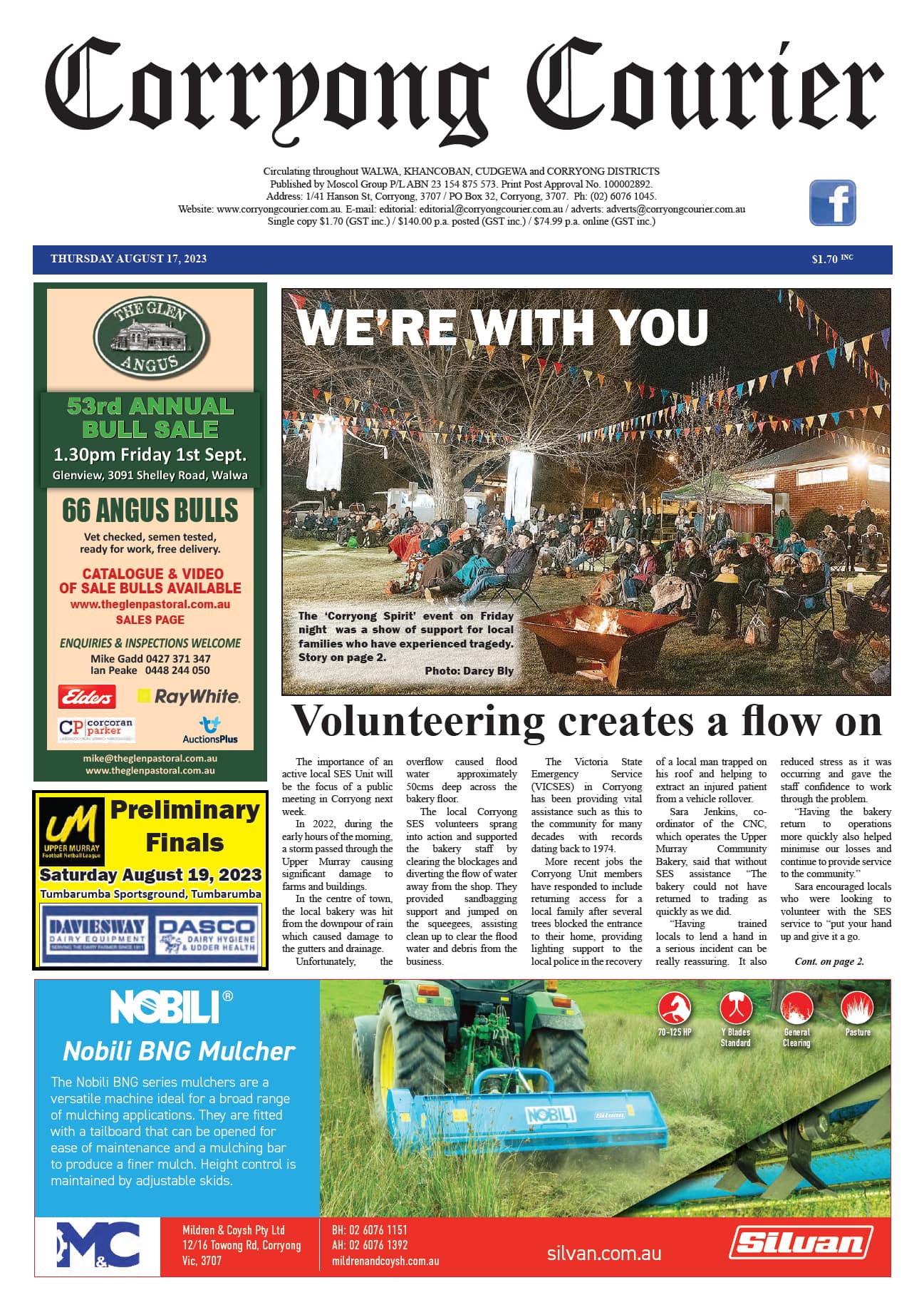 Corryong Courier 17 August 2023