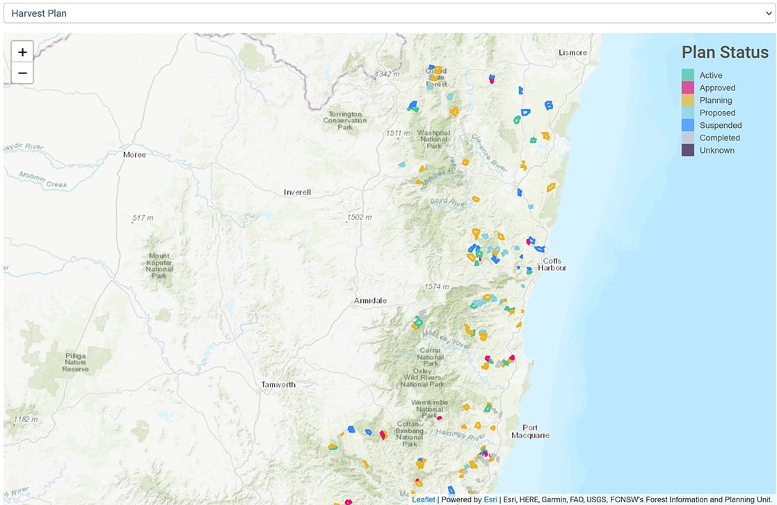 FCNSW Harvest Plan 16 August 2023