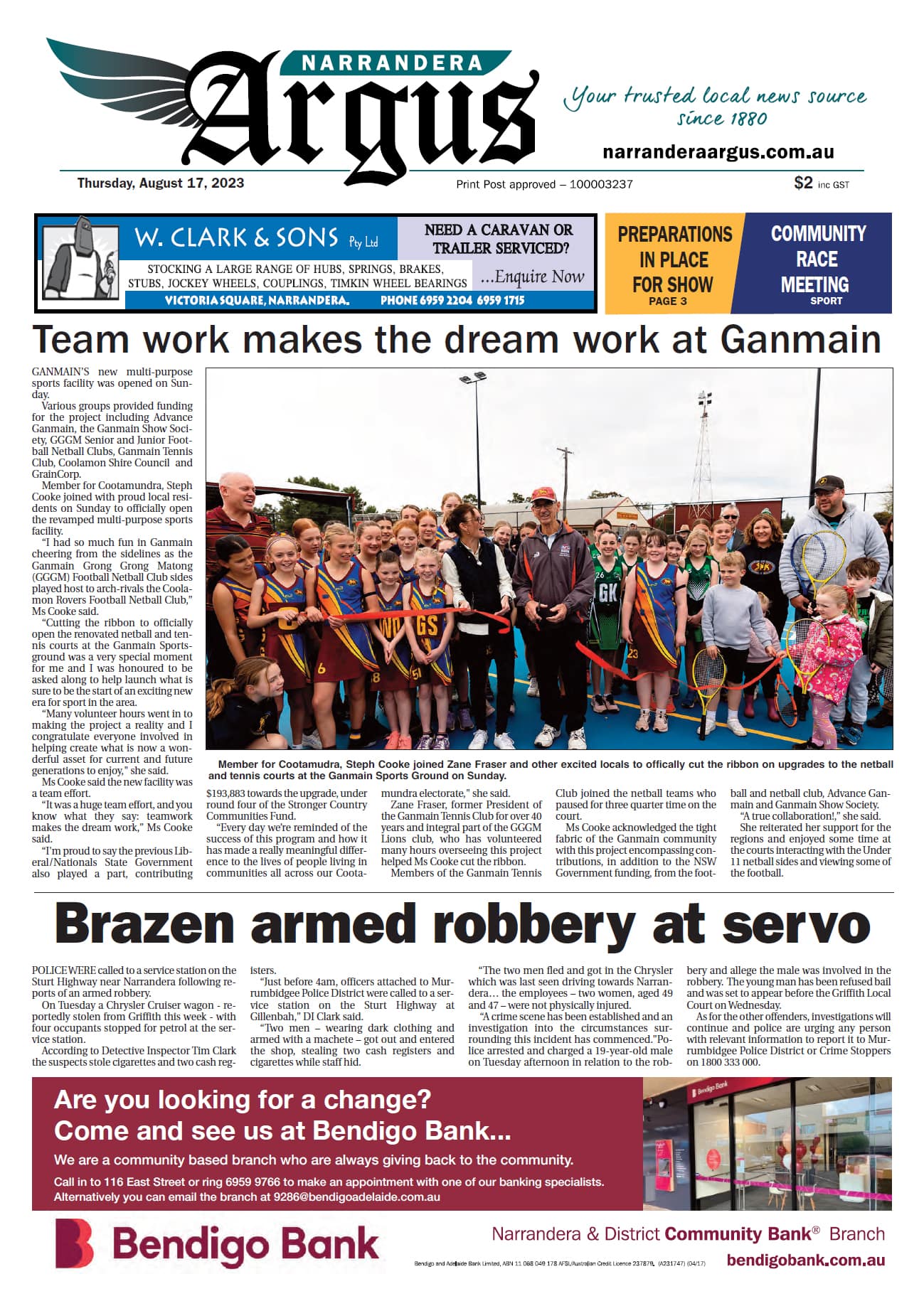 Narrandera Argus 17 August 2023
