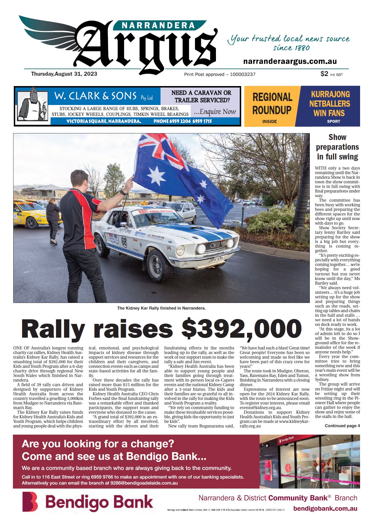 Narrandera Argus 31 August 2023