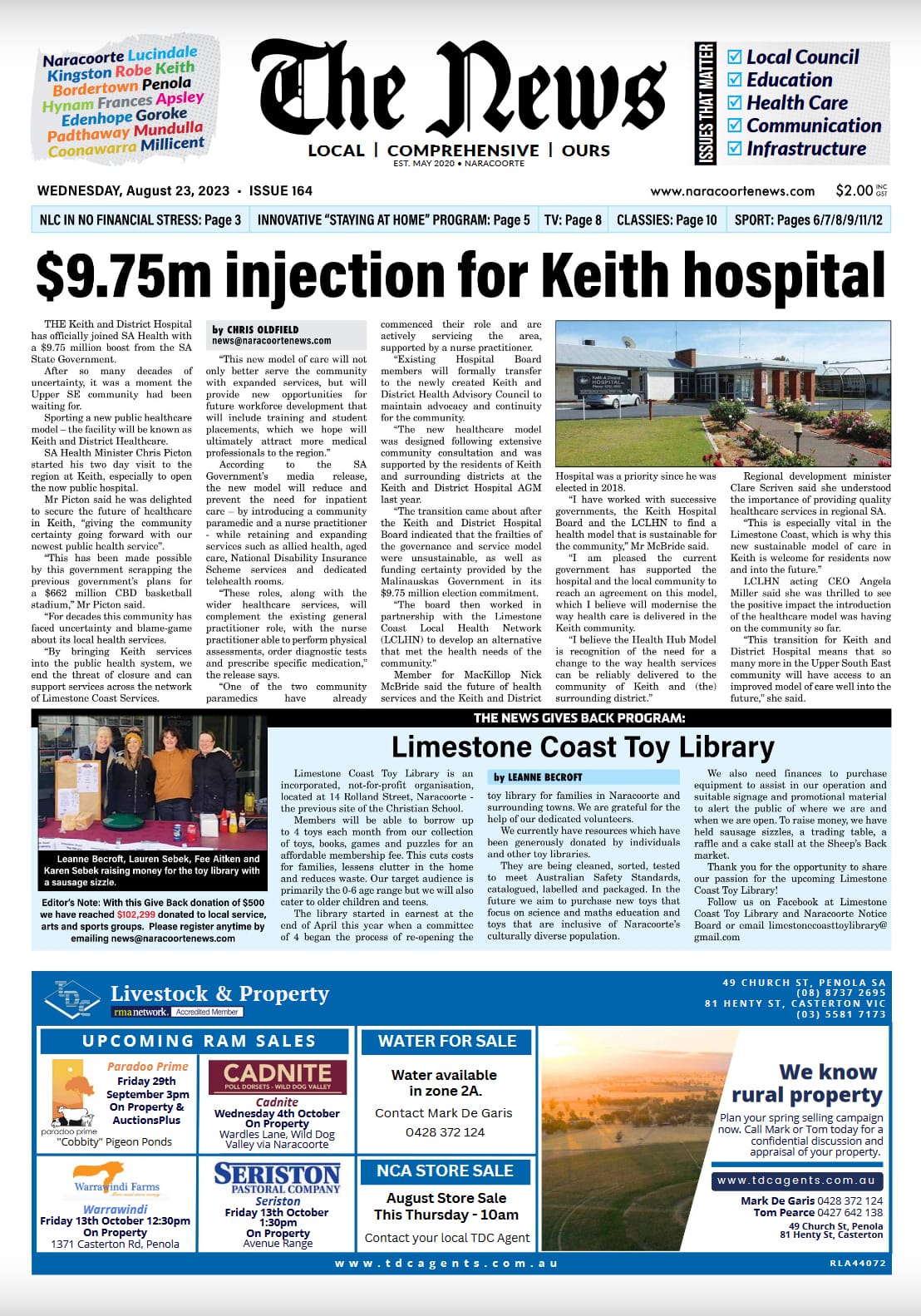 Naracoorte Community News 23 August 2023