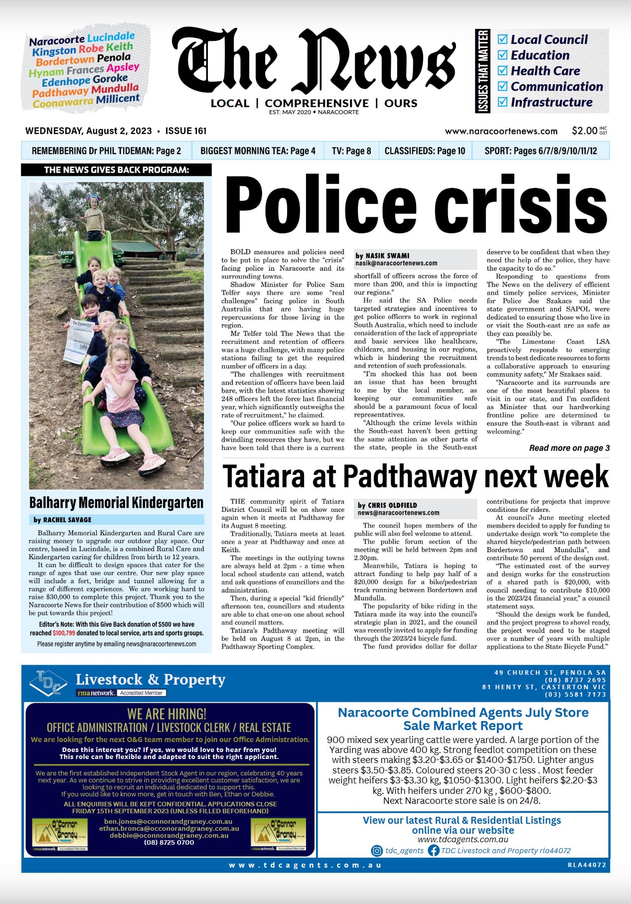 Naracoorte Community News 2 August 2023