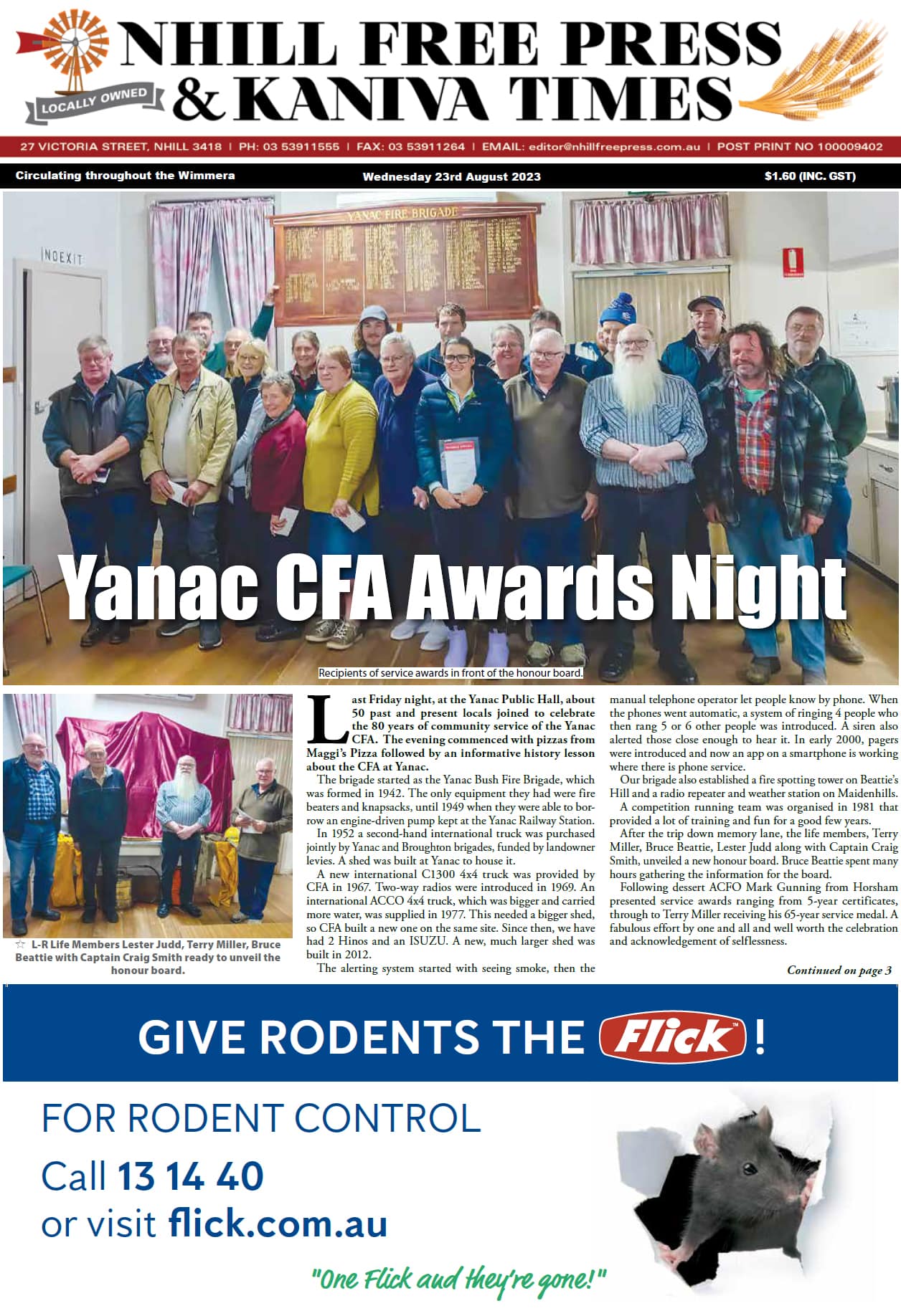 Nhill Free Press & Kaniva Times, 23 August 2023