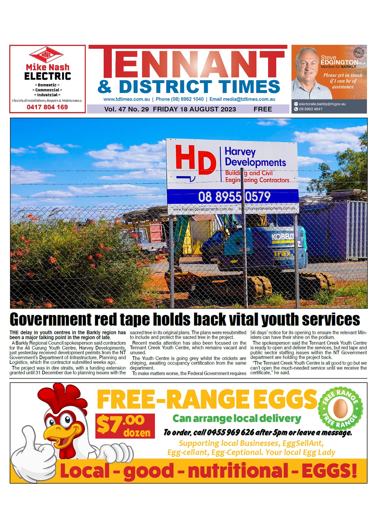 Tennant & District Times 18 August 2023