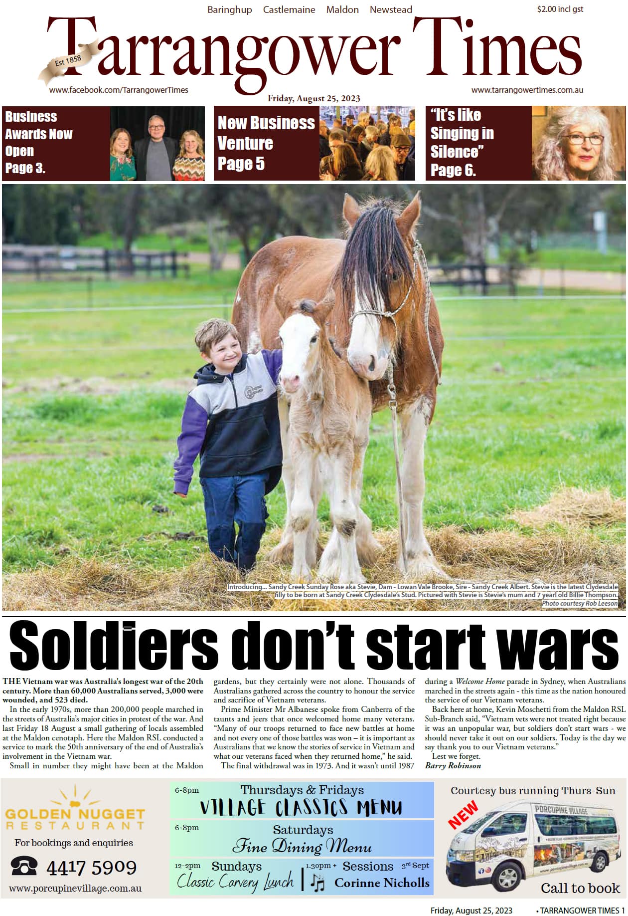 Tarrangower Times 25 August 2023