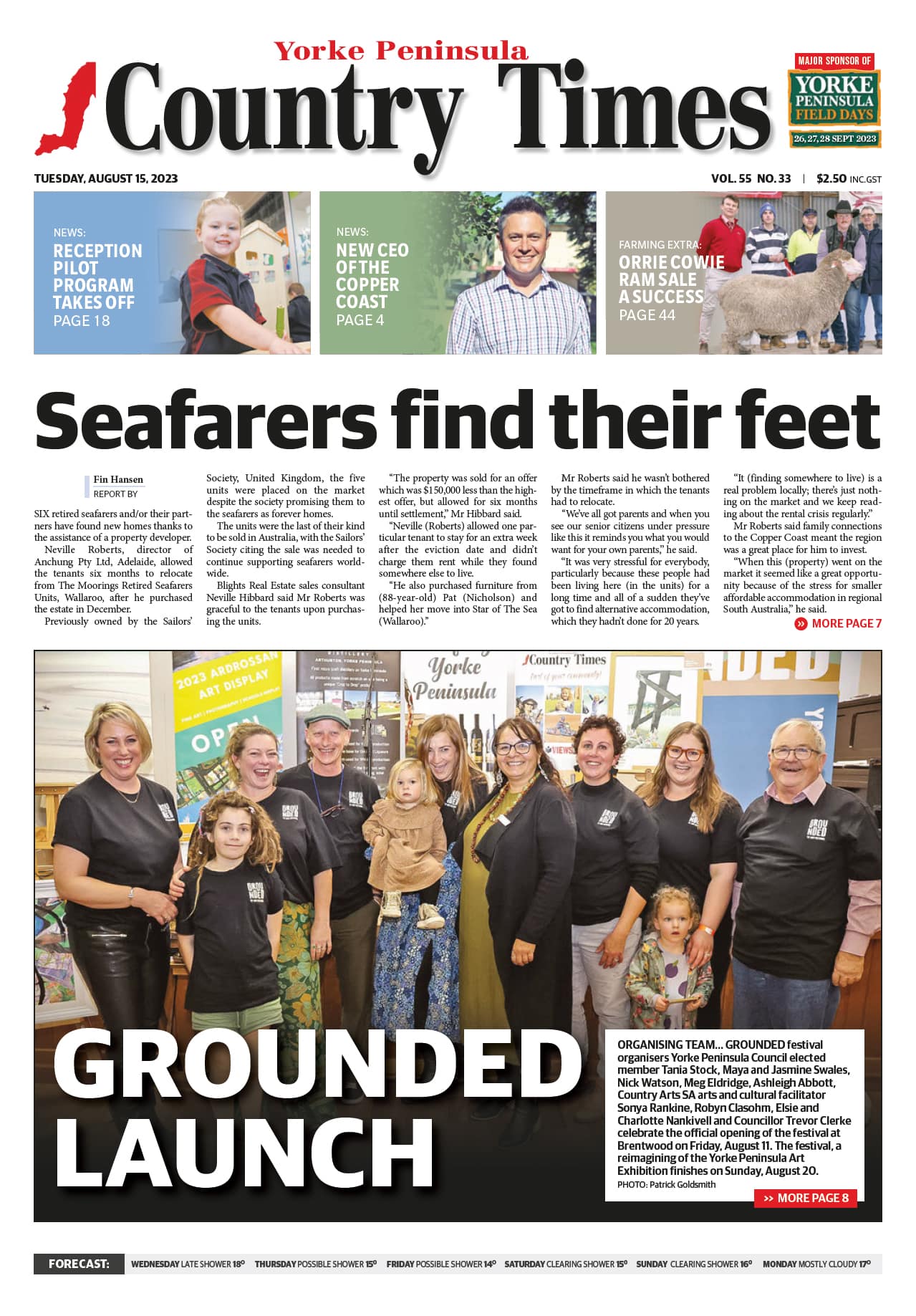 Yorke Peninsula Country Times 15 August 2023