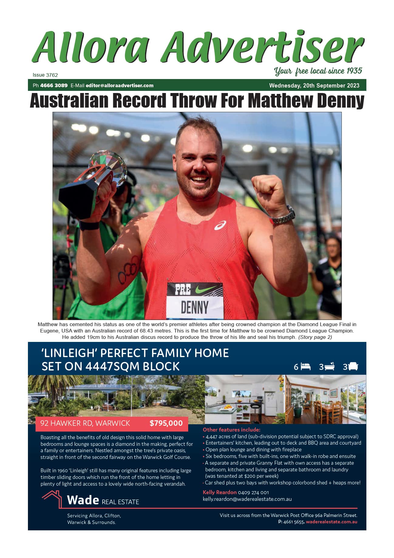 Allora Advertiser 20 September 2023