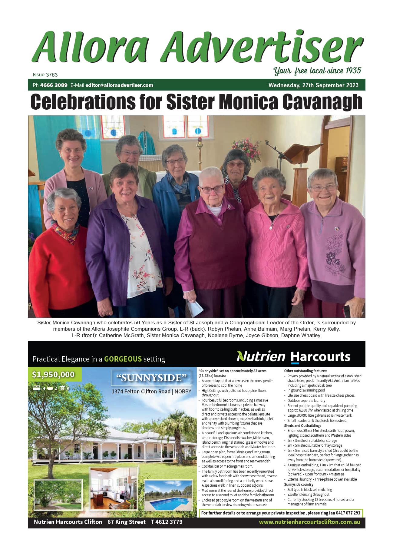 Allora Advertiser 27 September 2023