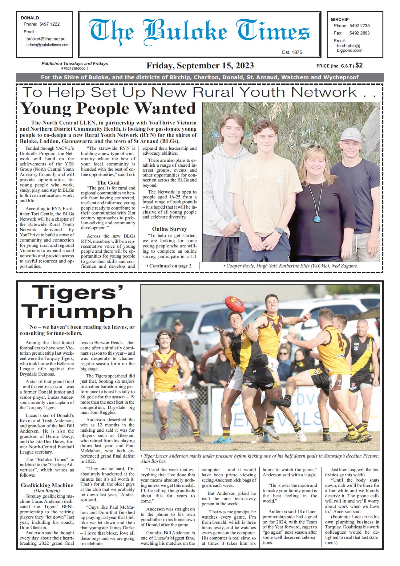 The Buloke Times 15 September 2023