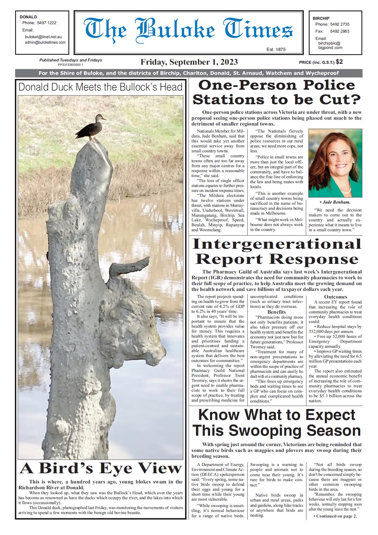 The Buloke Times 1 September 2023