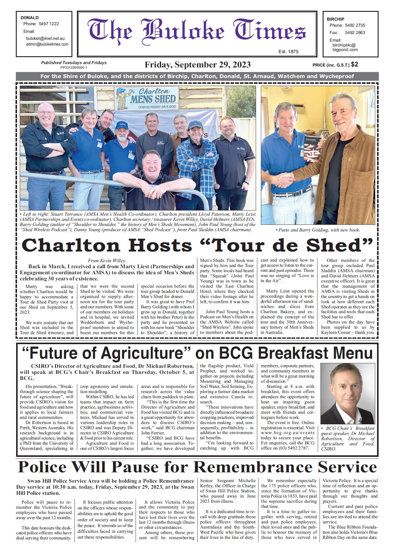 The Buloke Times 29 September 2023