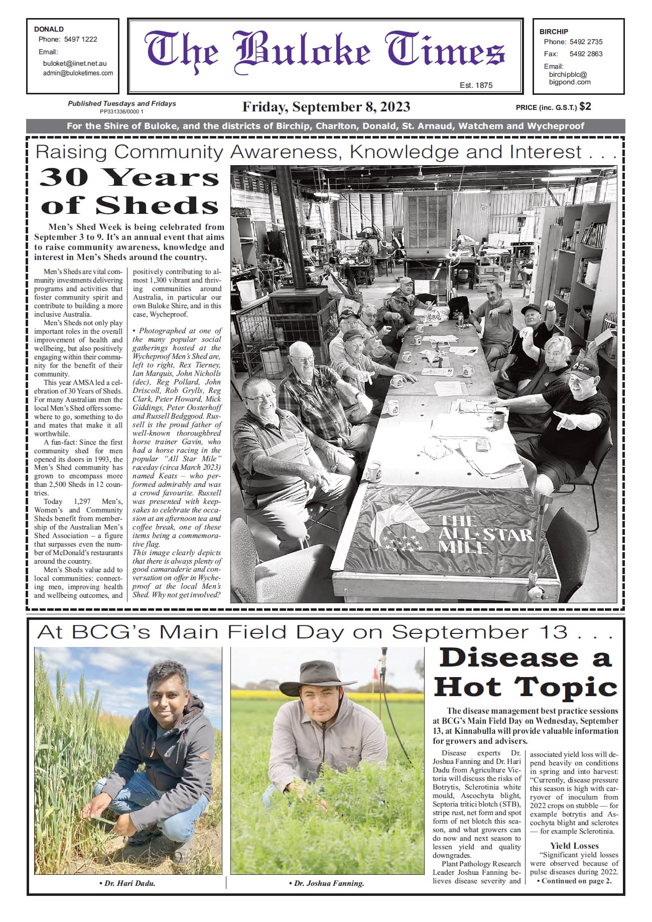 The Buloke Times 8 September 2023