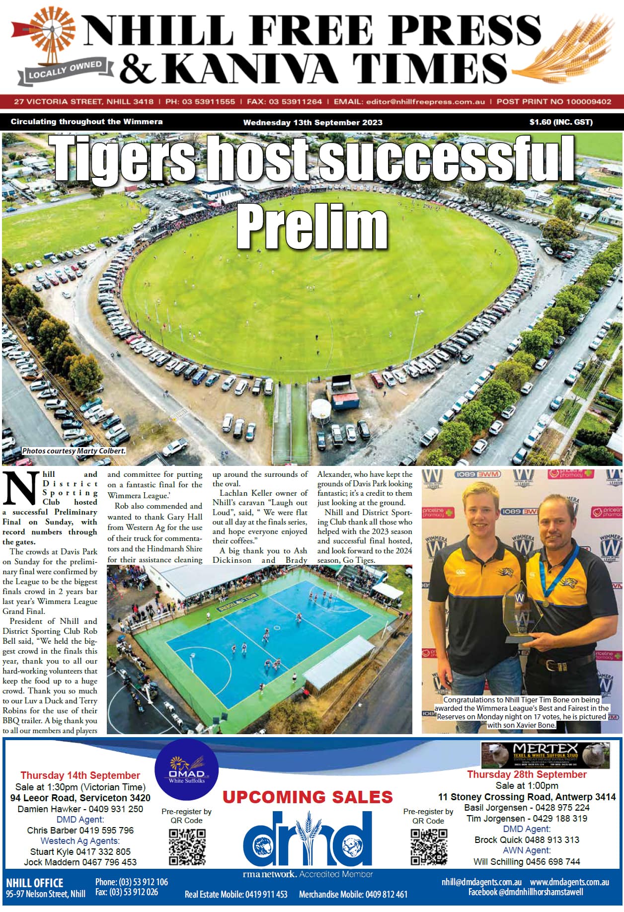 Nhill Free Press & Kaniva Times 13 September 2023