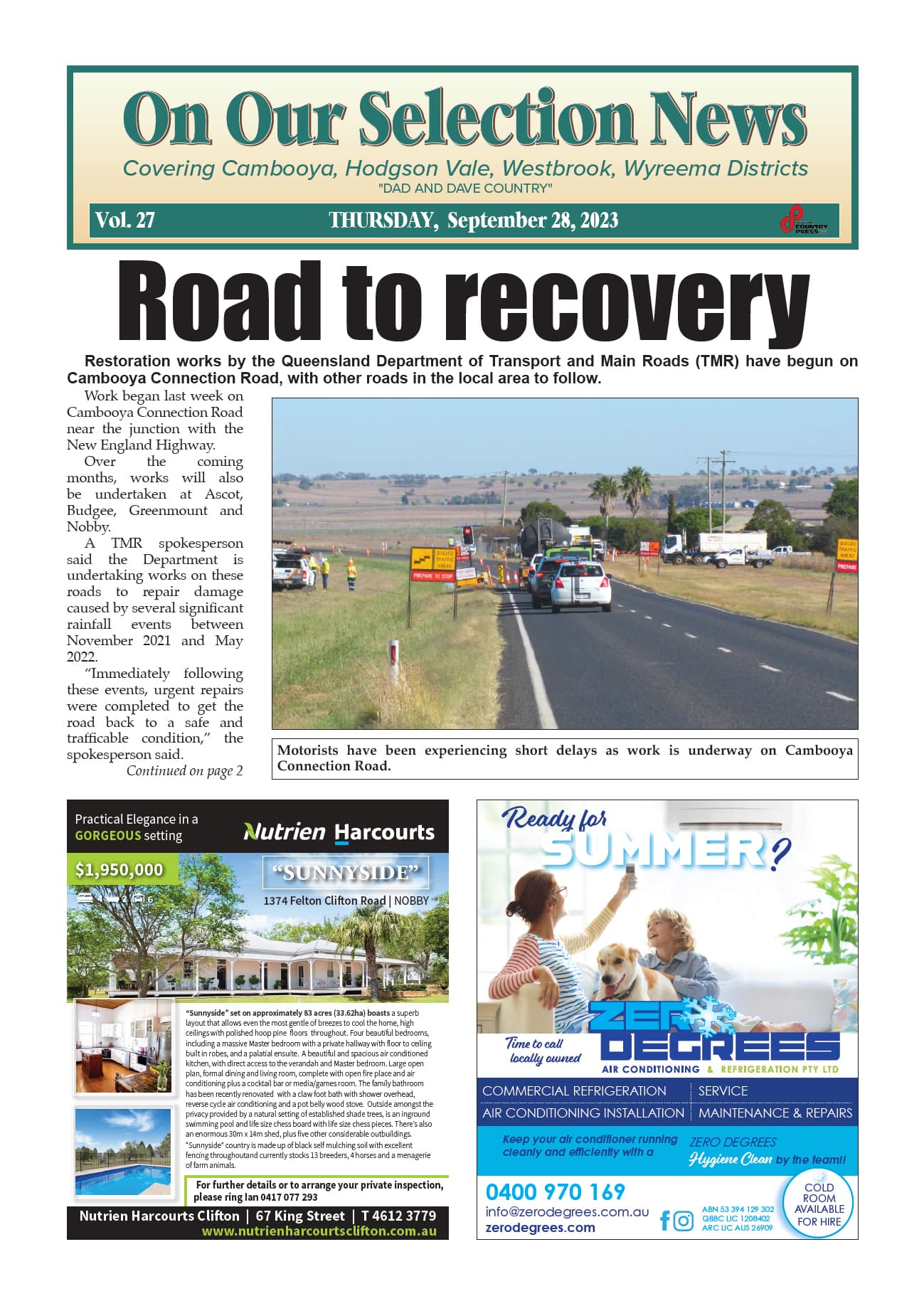 On Our Selection News 28 September 2023