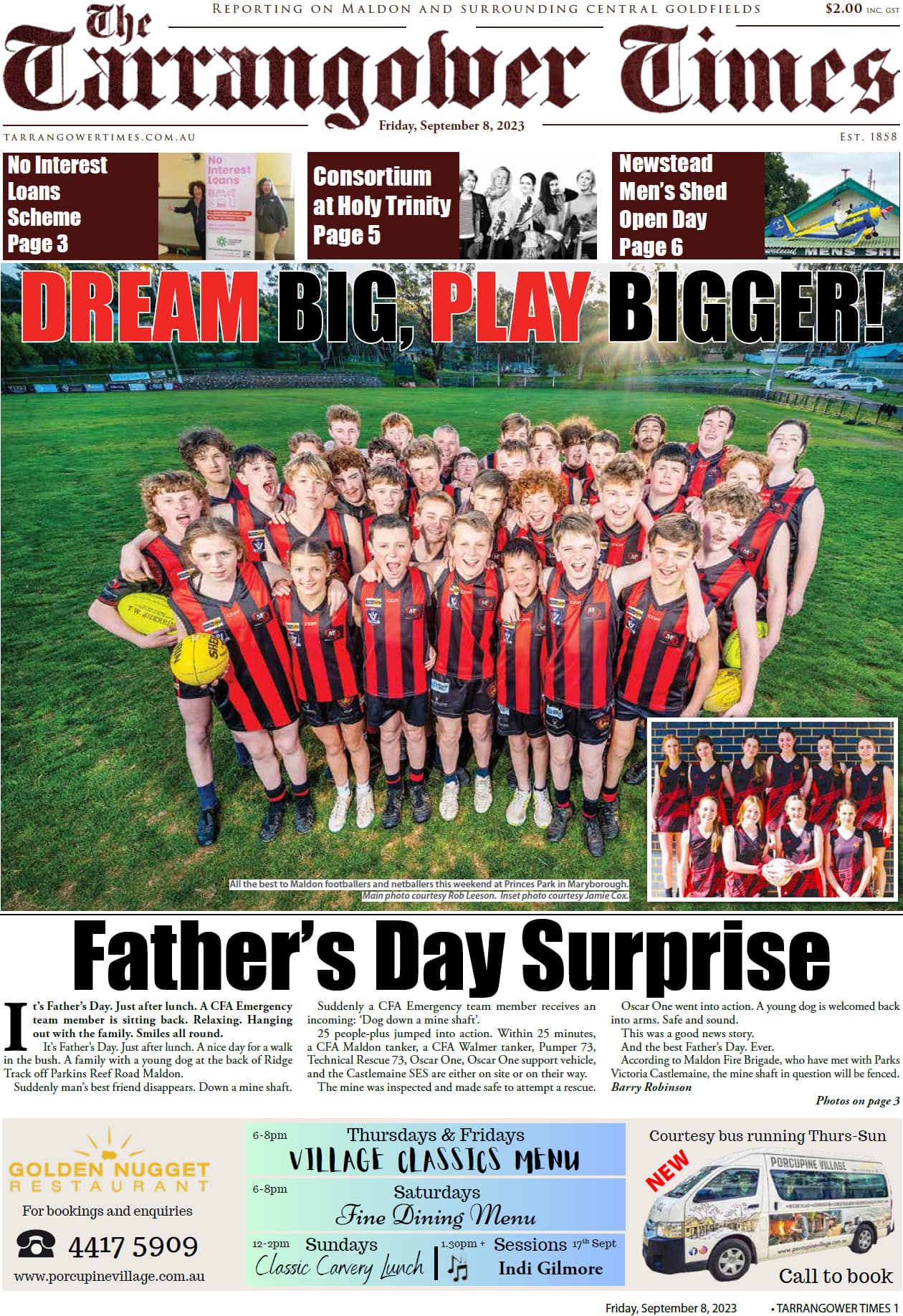 Tarrangower Times 8 September 2023