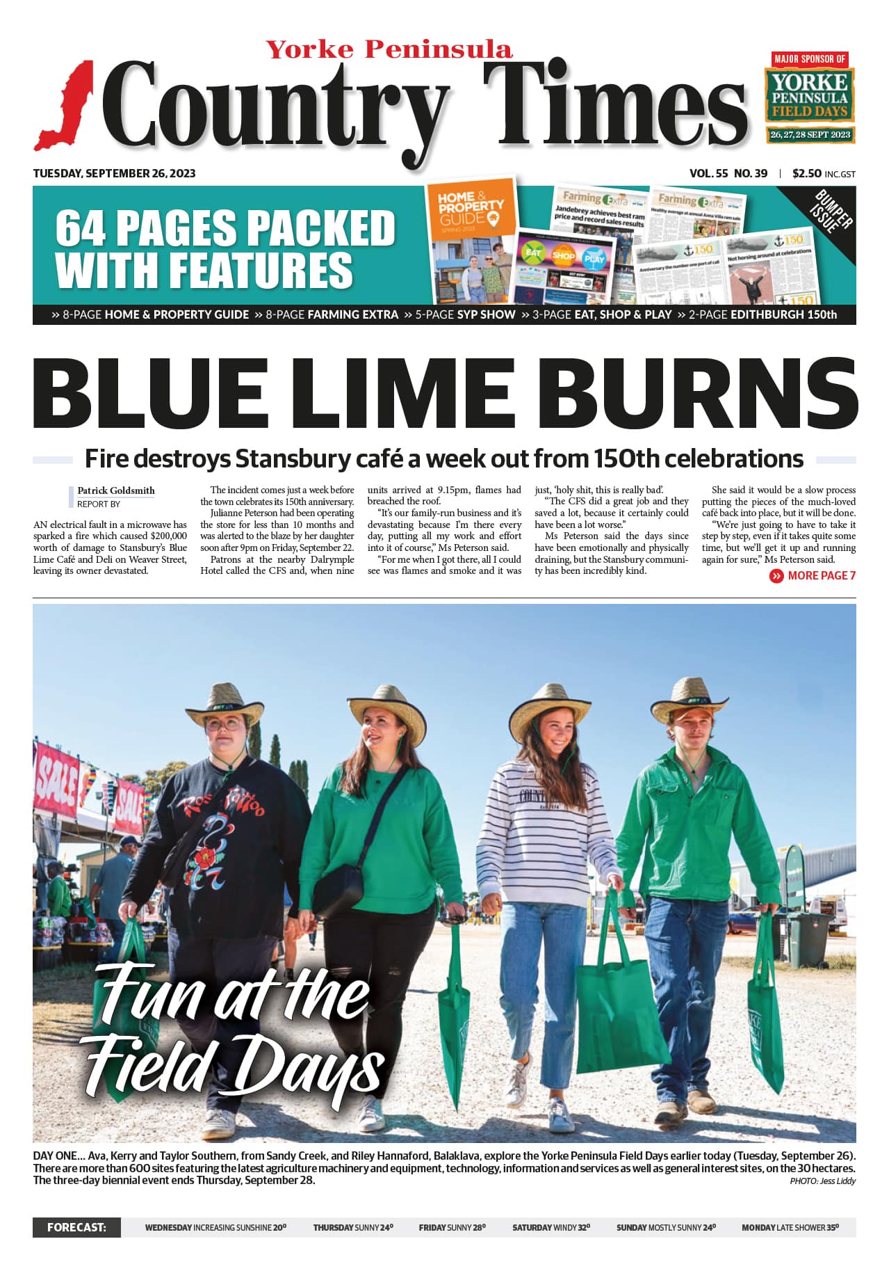 Yorke Peninsula Country Times 26 September 2023