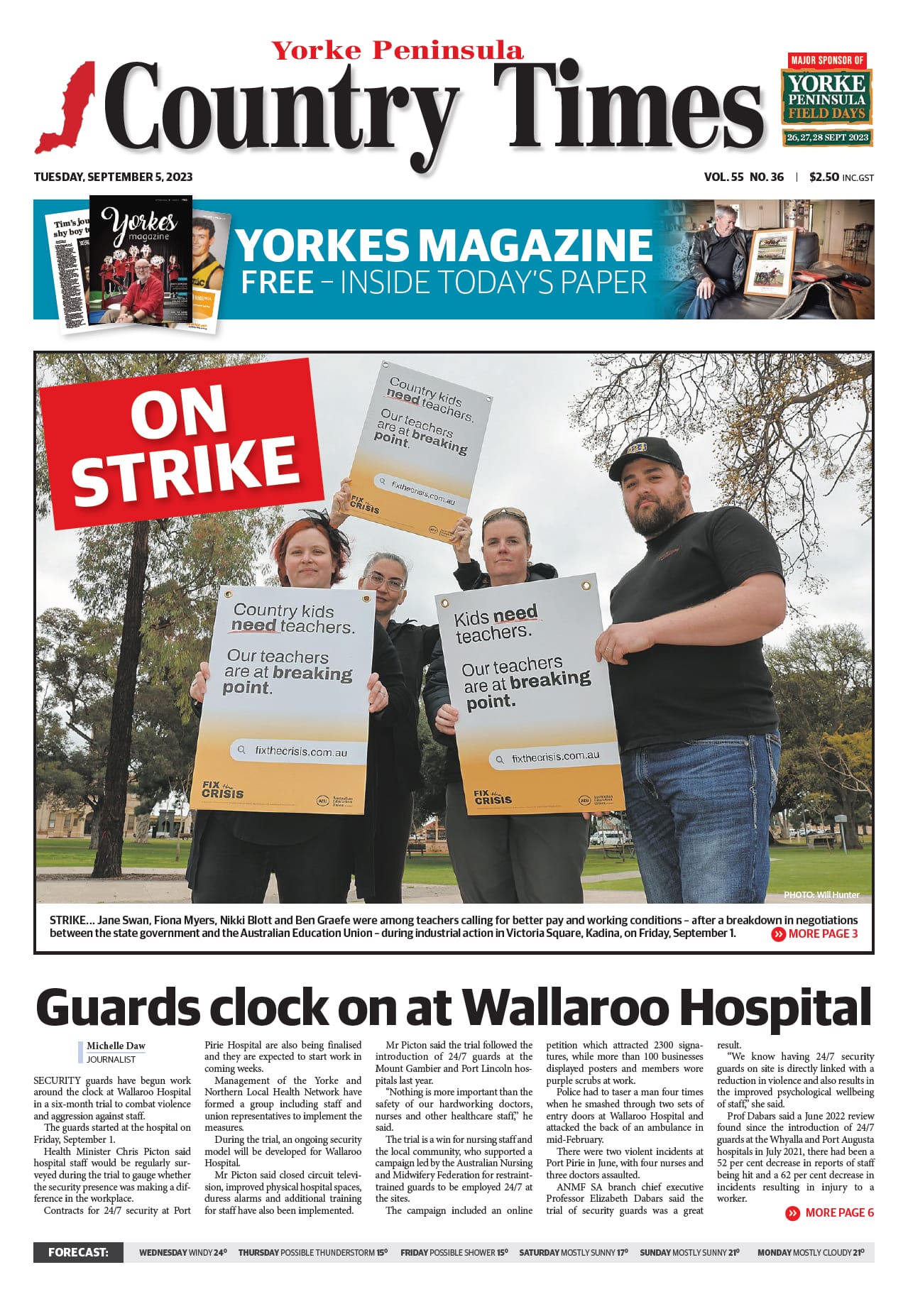 Yorke Peninsula Country Times 5 September 2023