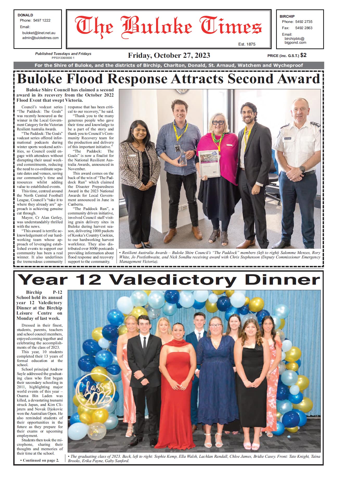 The Buloke Times, 27 October 2023
