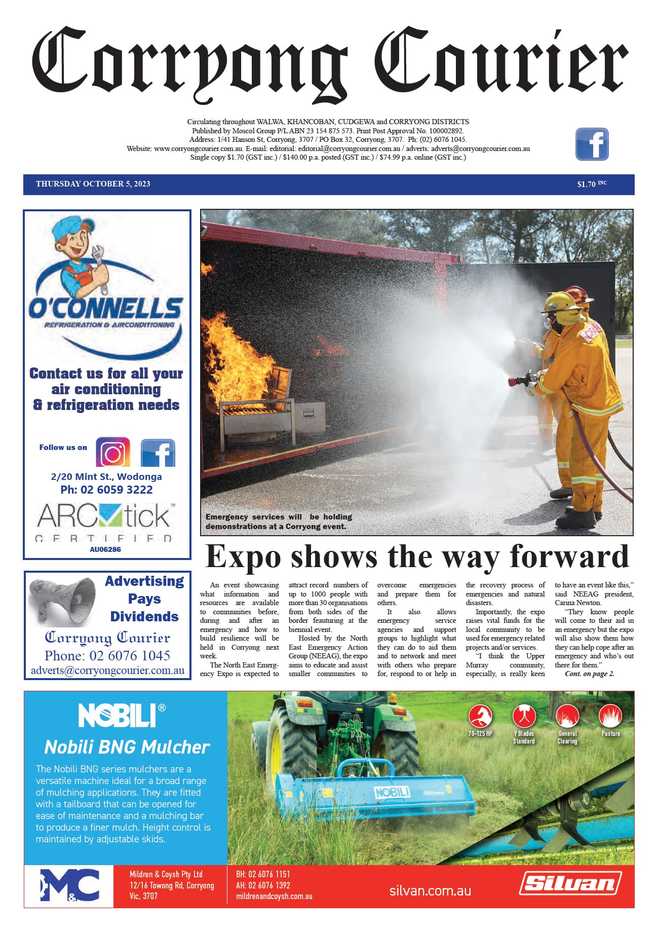 Corryong Courier 5 October 2023