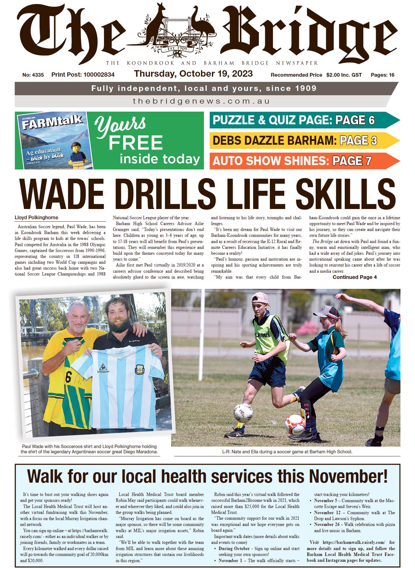 The Koondrook and Barham Bridge Newspaper 19 October 2023