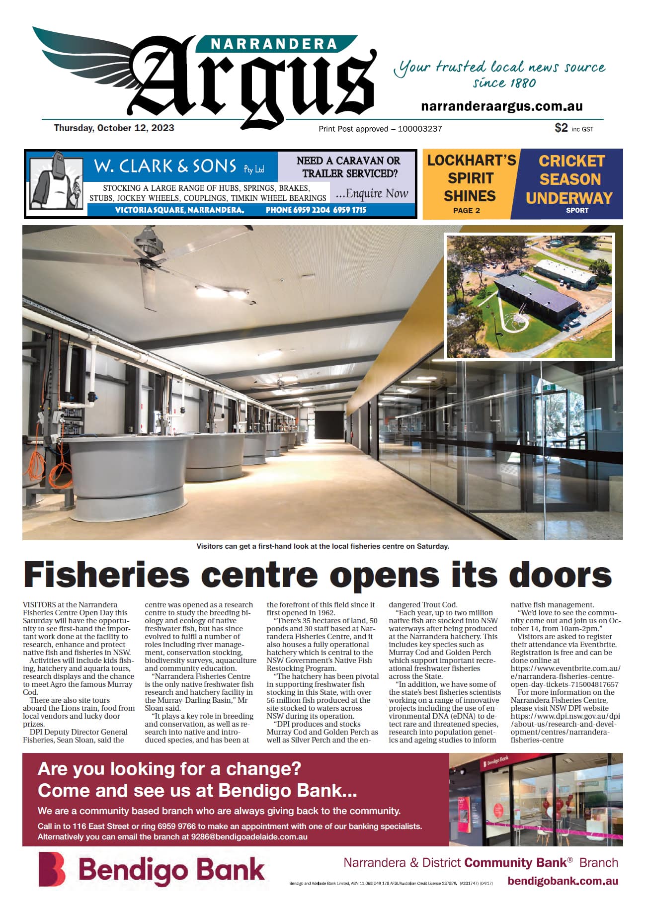 Narrandera Argus 12 October 2023