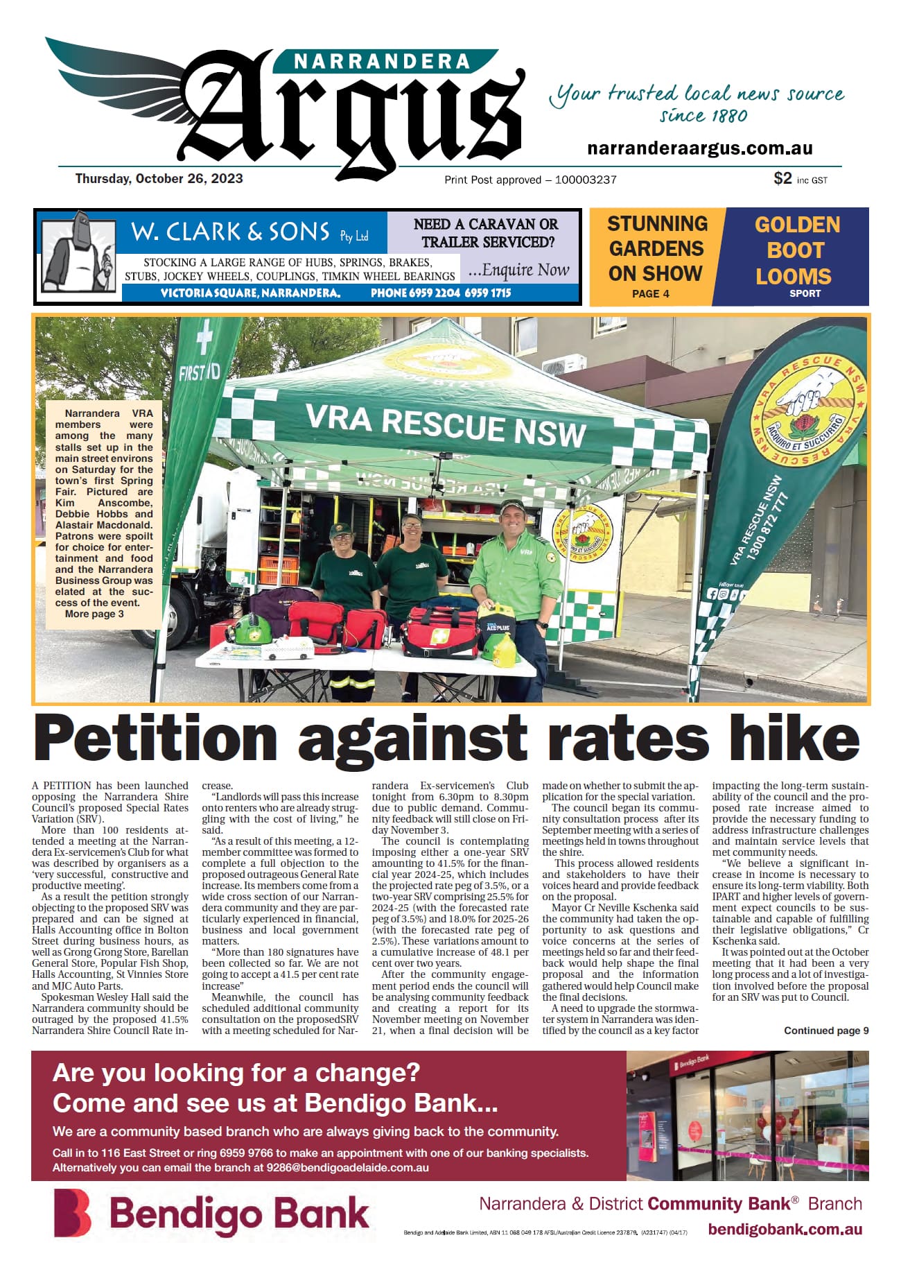 Narrandera Argus 26 October 2023
