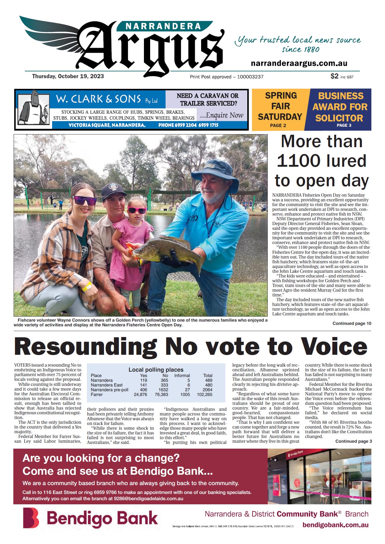 Narrandera Argus 19 October 2023
