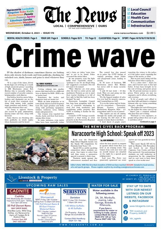 Naracoorte Community News 4 October 2023