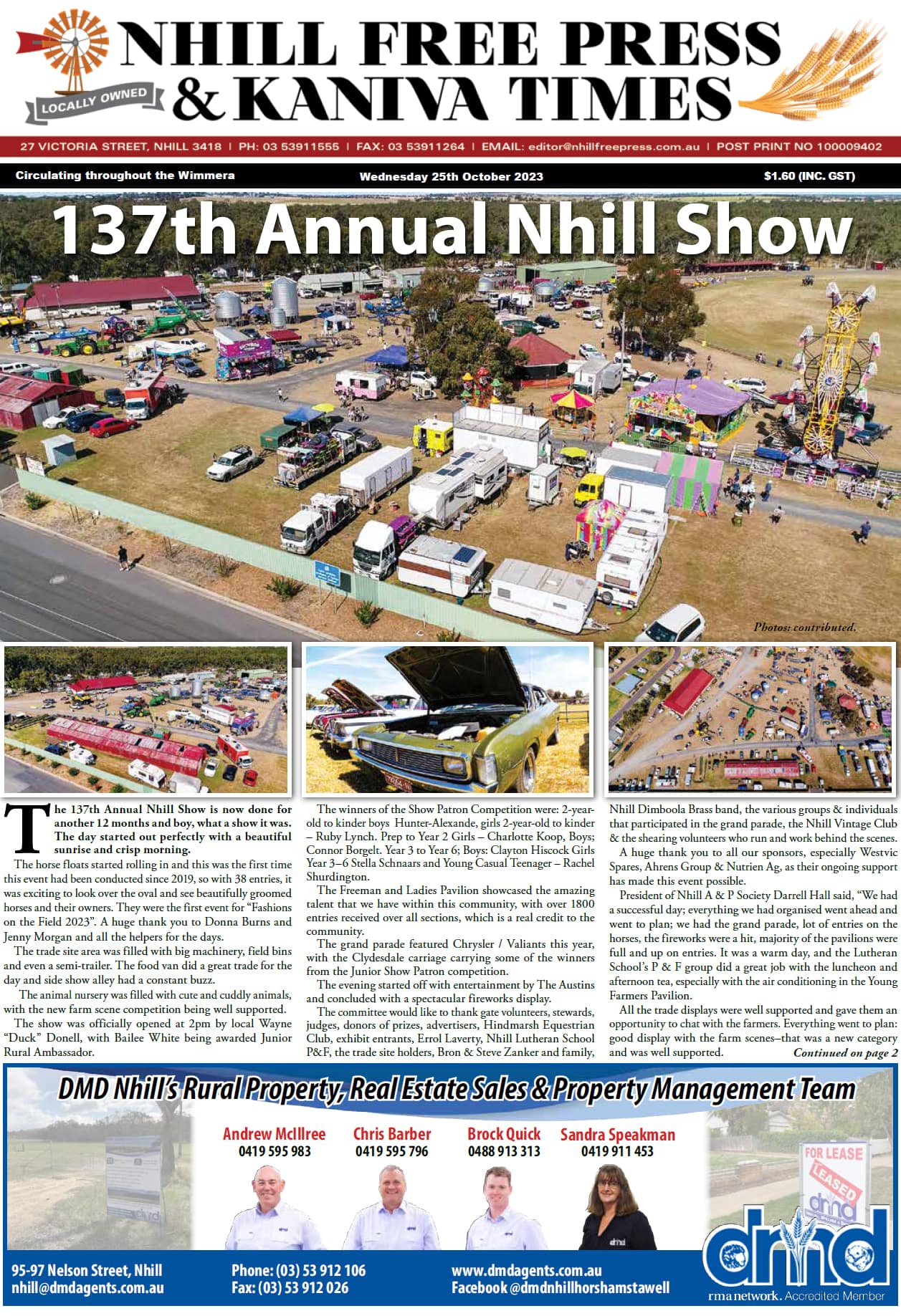 Nhill Free Press & Kaniva Times 25 October 2023
