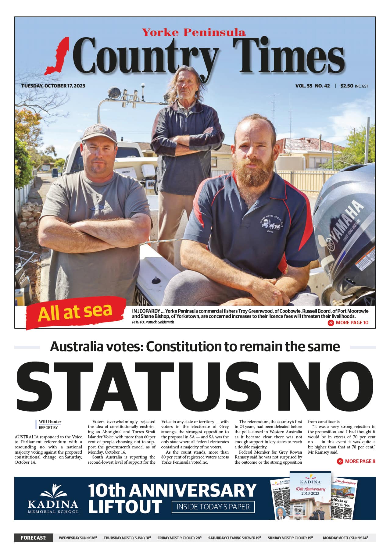 Yorke Peninsula Country Times 17 October 2023