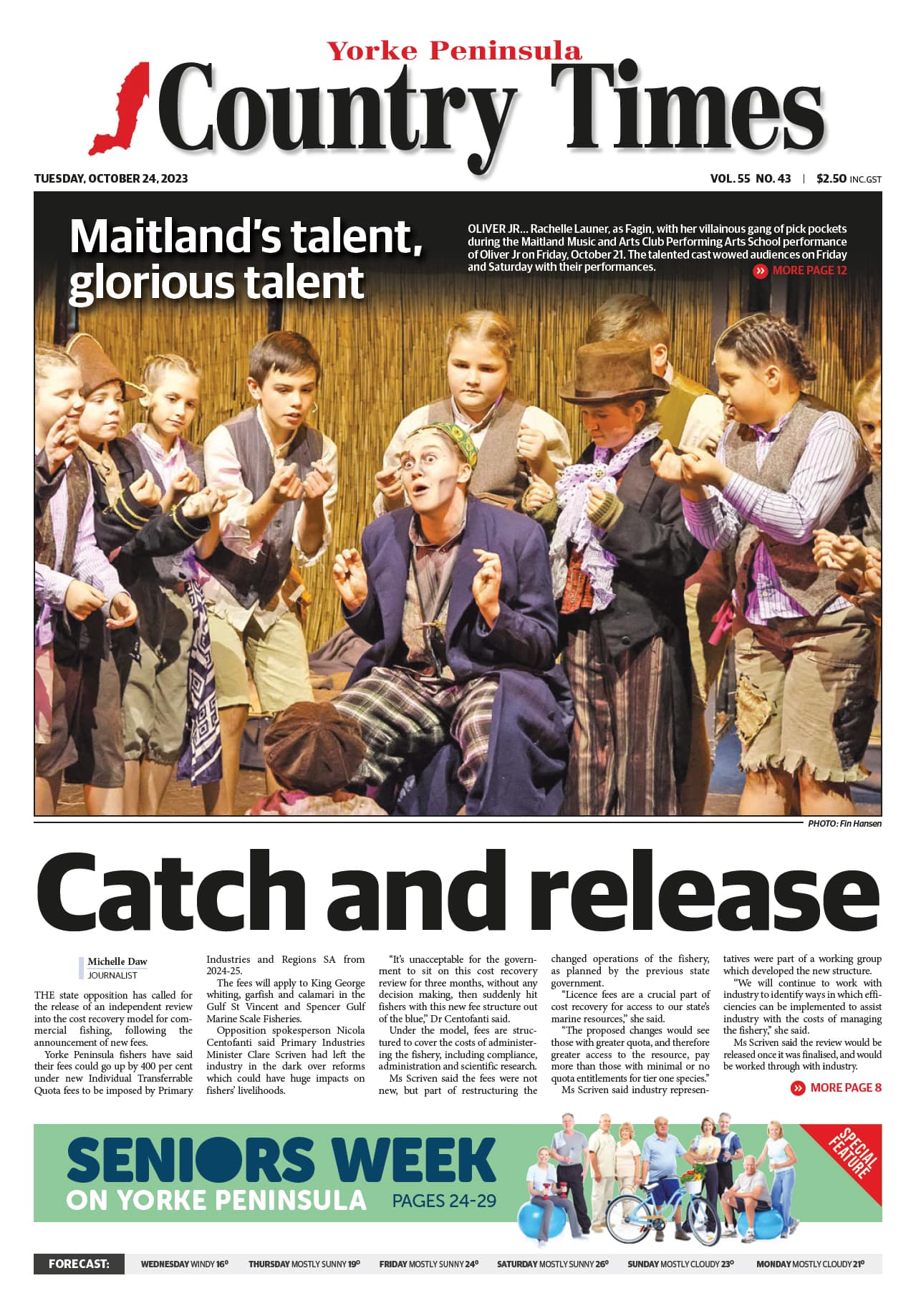 Yorke Peninsula Country Times 24 October 2023
