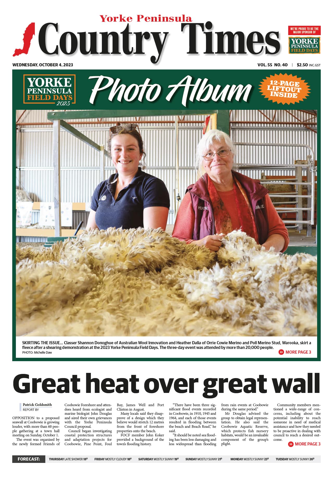 Yorke Peninsula Country Times 4 October 2023