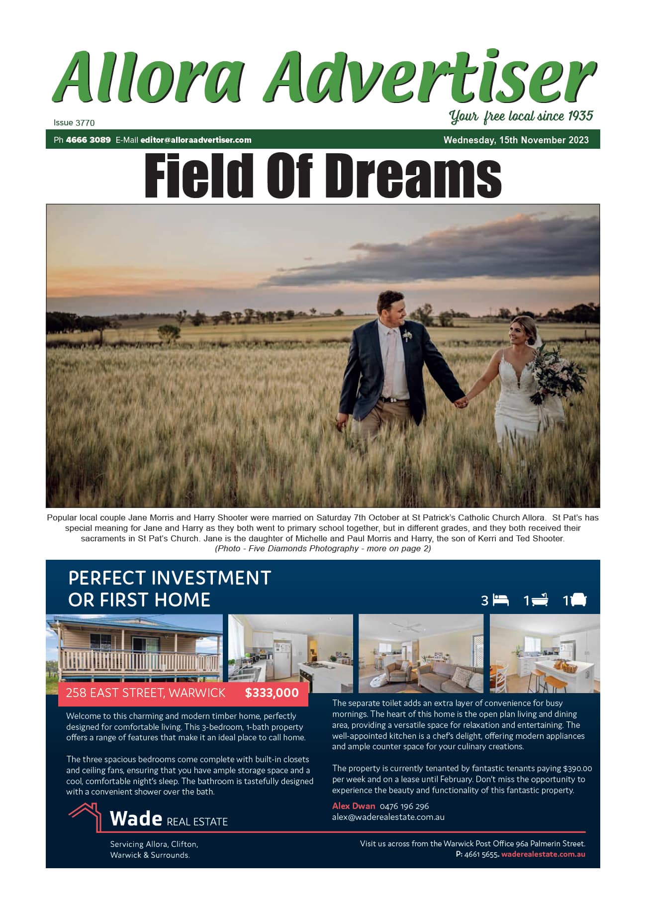 Allora Advertiser 15 November 2023
