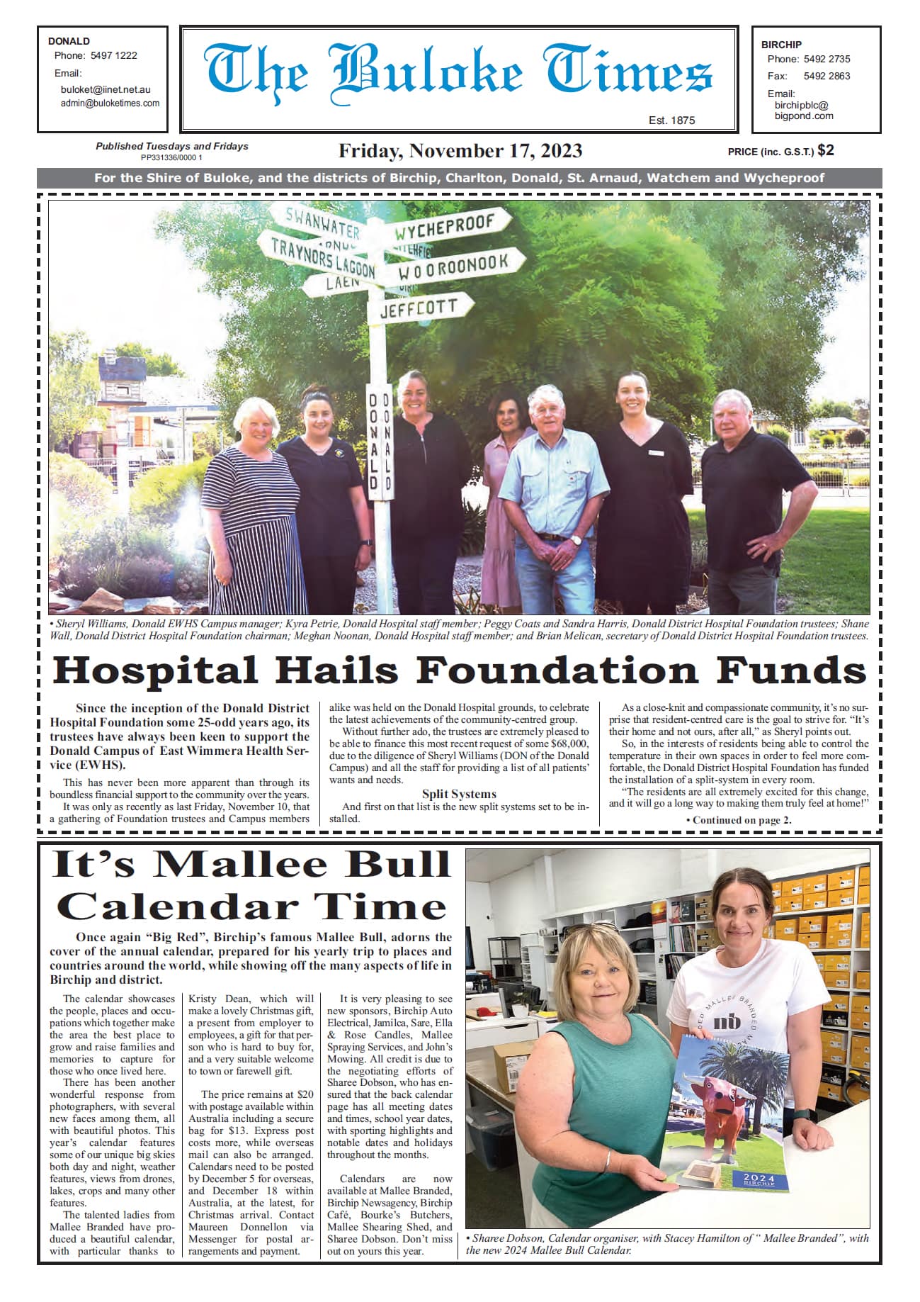 The Buloke Times 17 November 2023