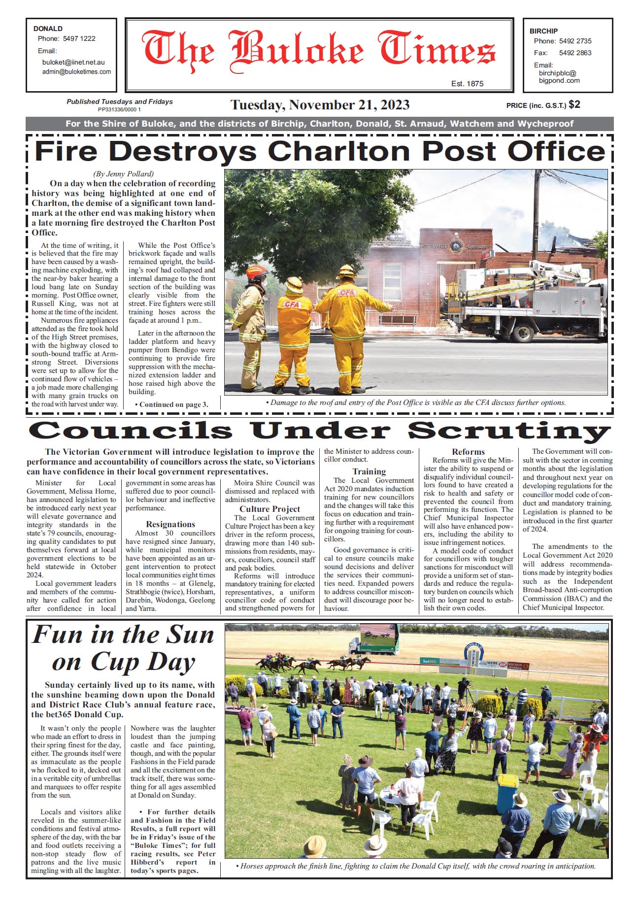 The Buloke Times 21 November 2023