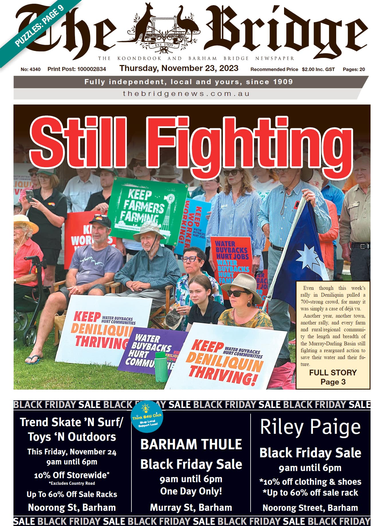 The Koondrook and Barham Bridge Newspaper 23 November 2023