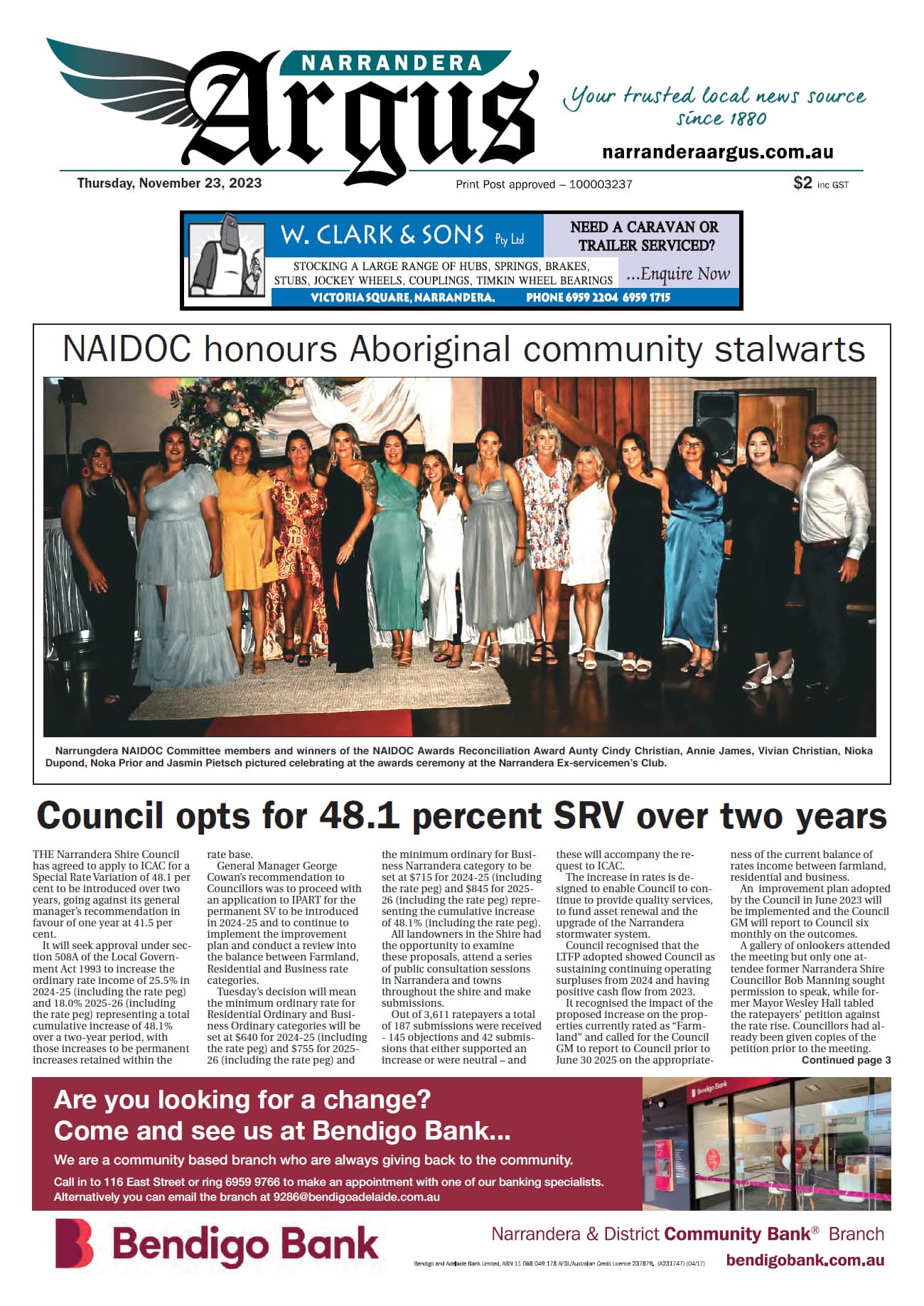 Narrandera Argus 23 November 2023