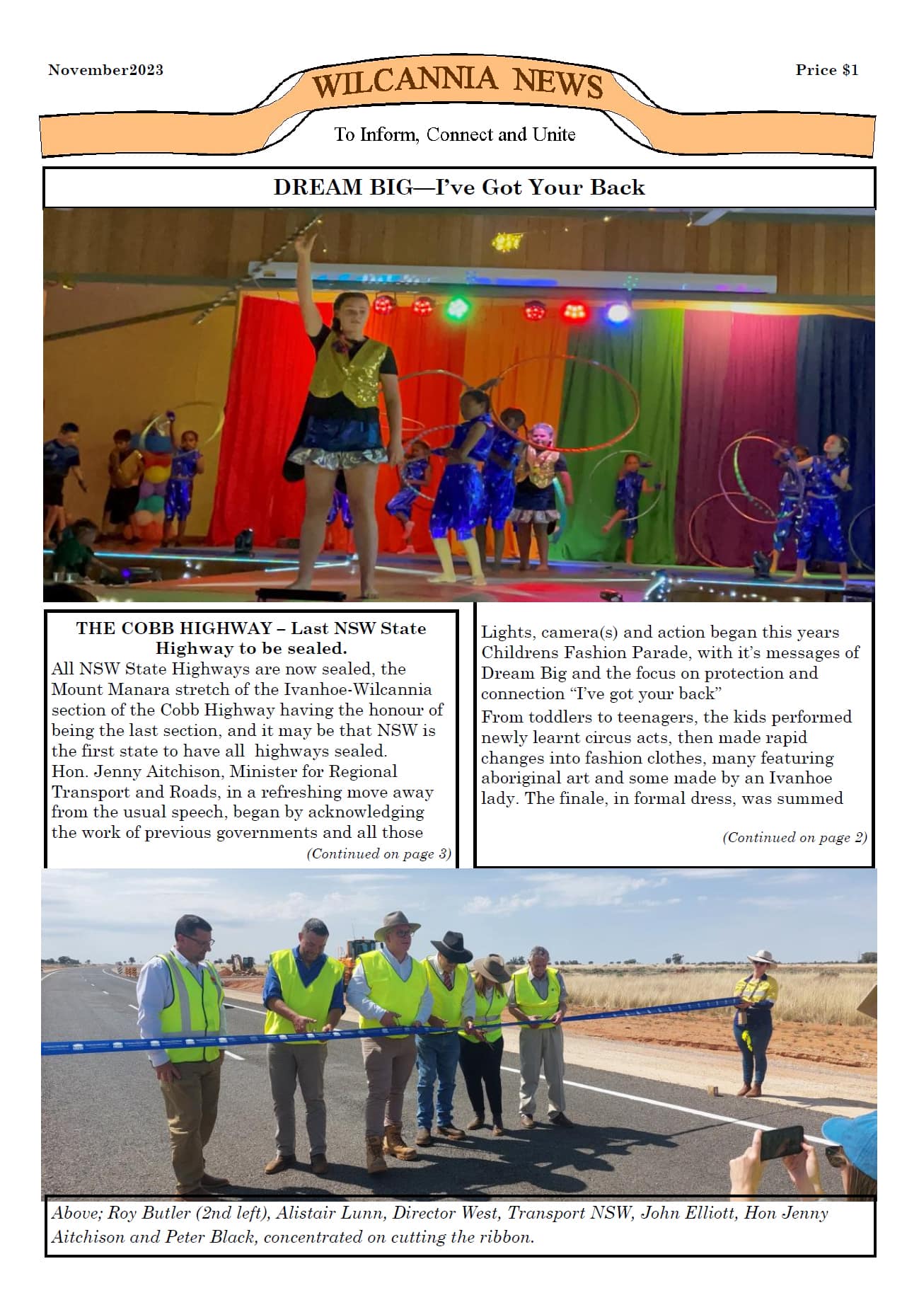 Wilcannia News November 2023