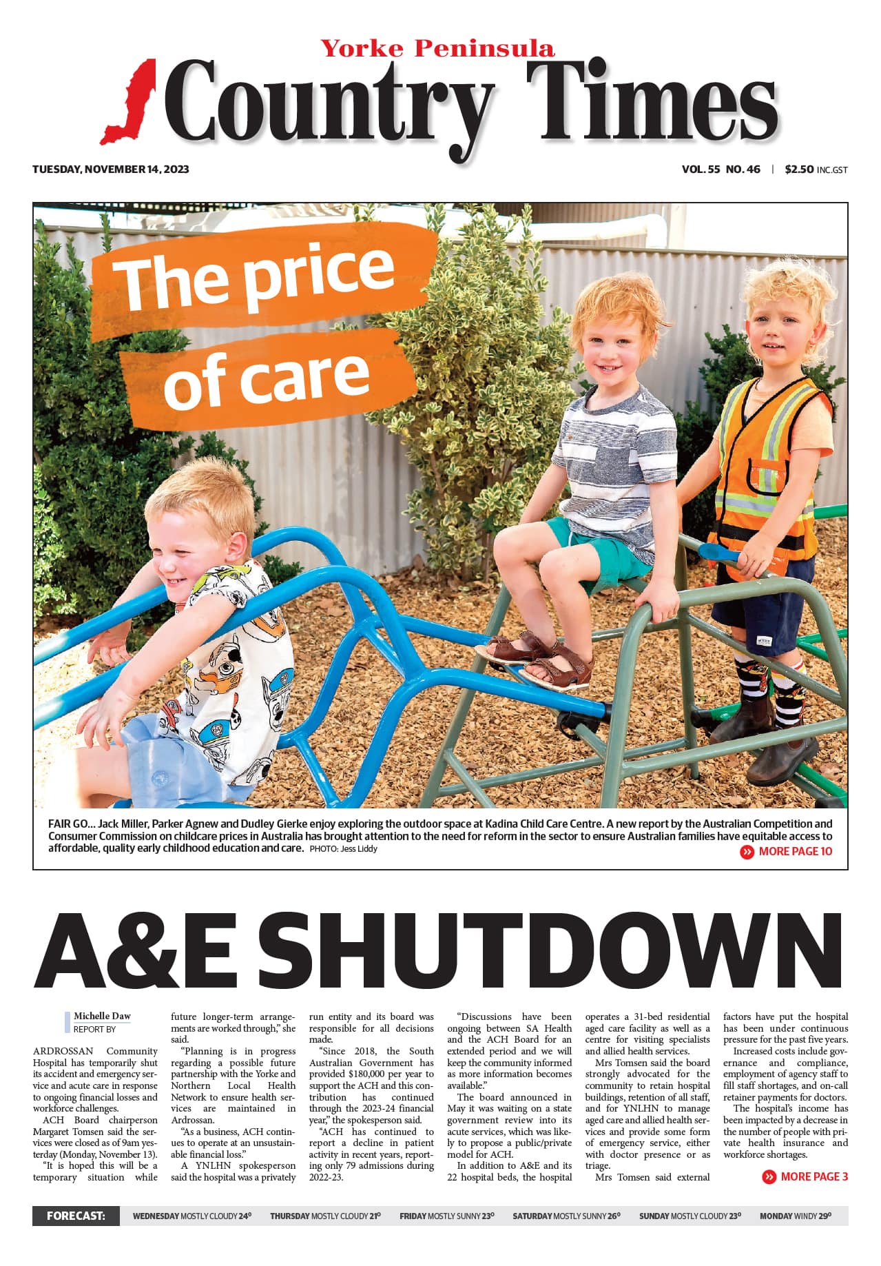 Yorke Peninsula Country Times 14 November 2023