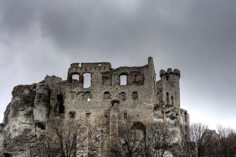 Castle in Ogrodzieniec, Poland