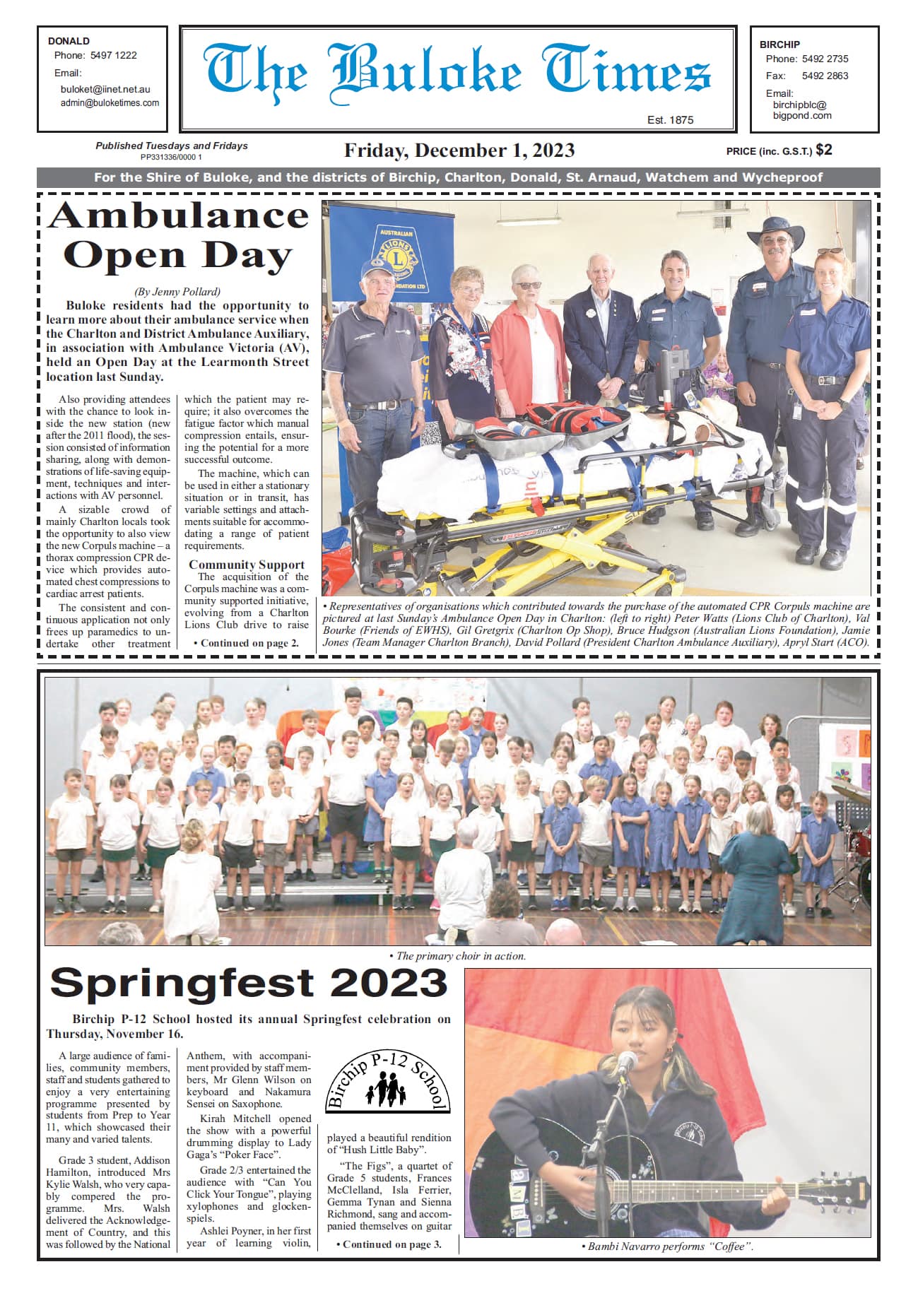 The Buloke Times 1 December 2023