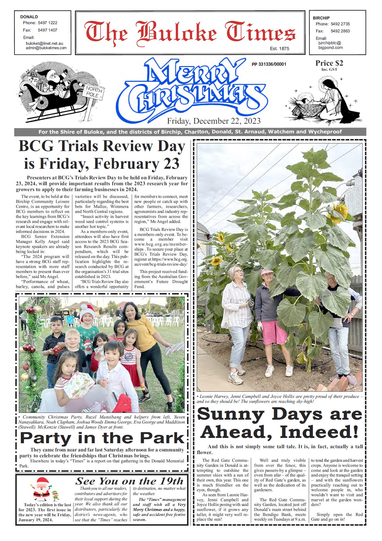 The Buloke Times 22 December 2023