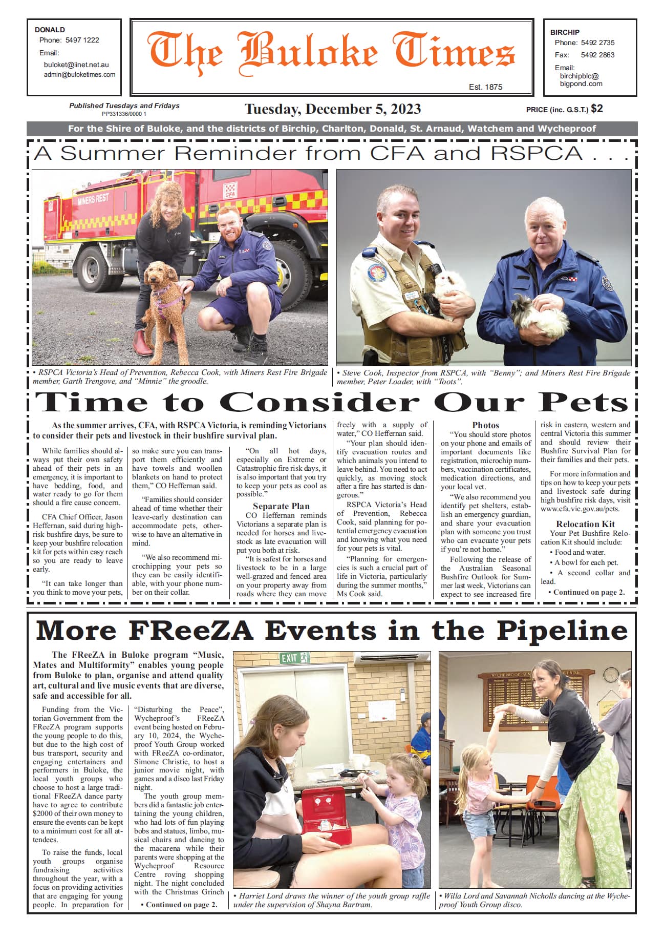 The Buloke Times 5 December 2023