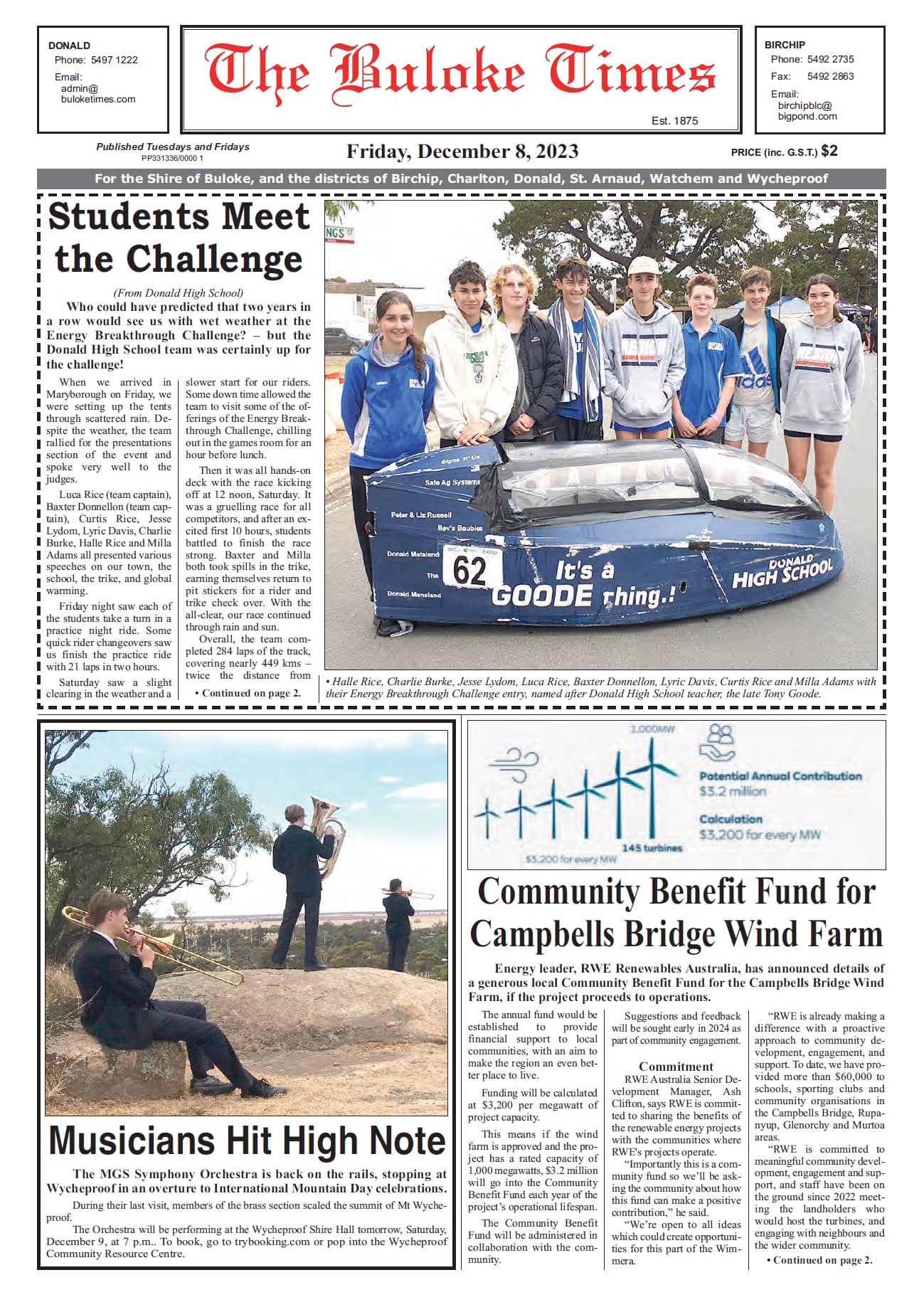 The Buloke Times 8 December 2023