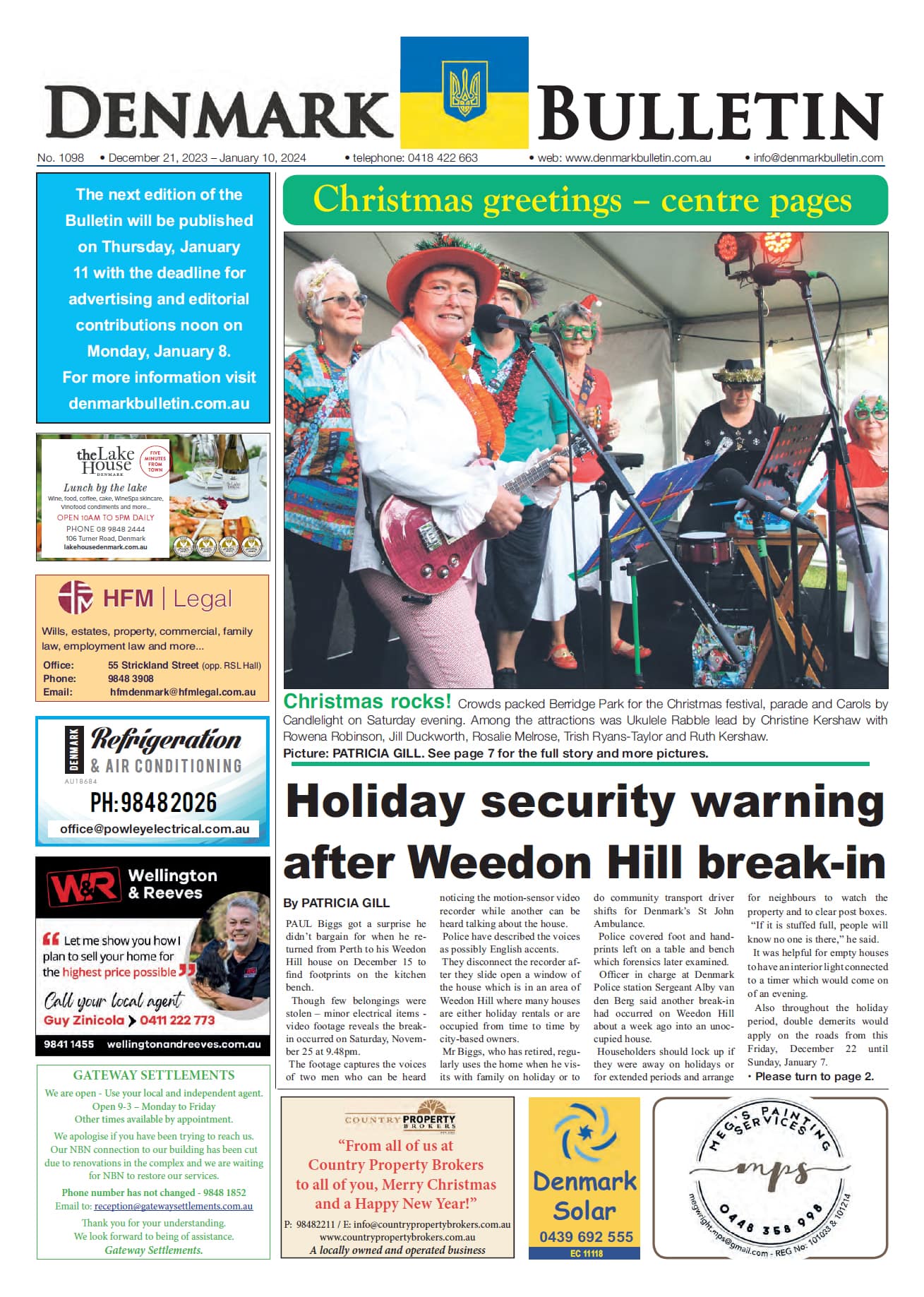 Denmark Bulletin 21 December 2023