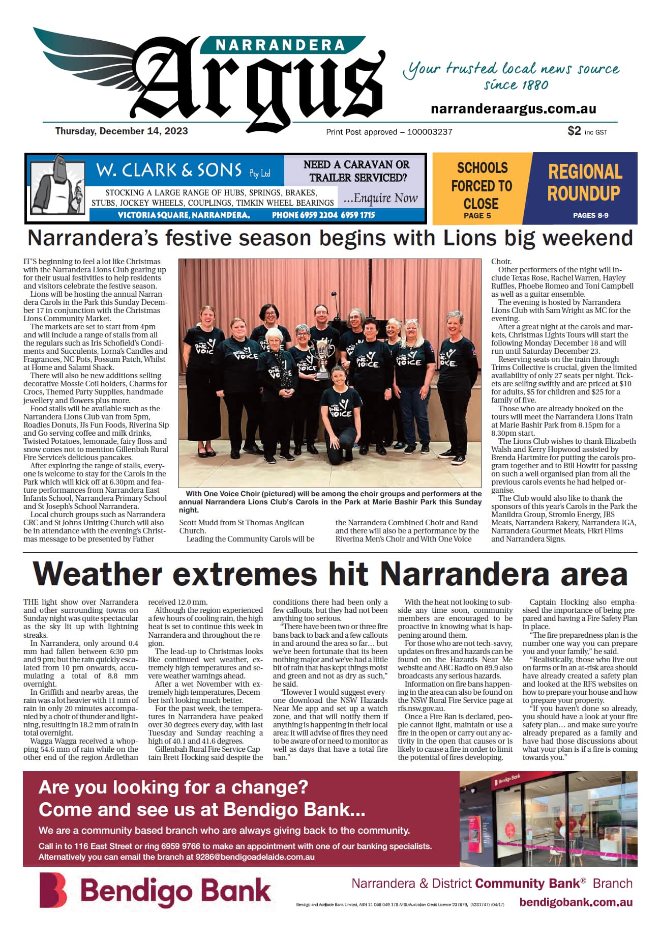 Narrandera Argus 14 December 2023