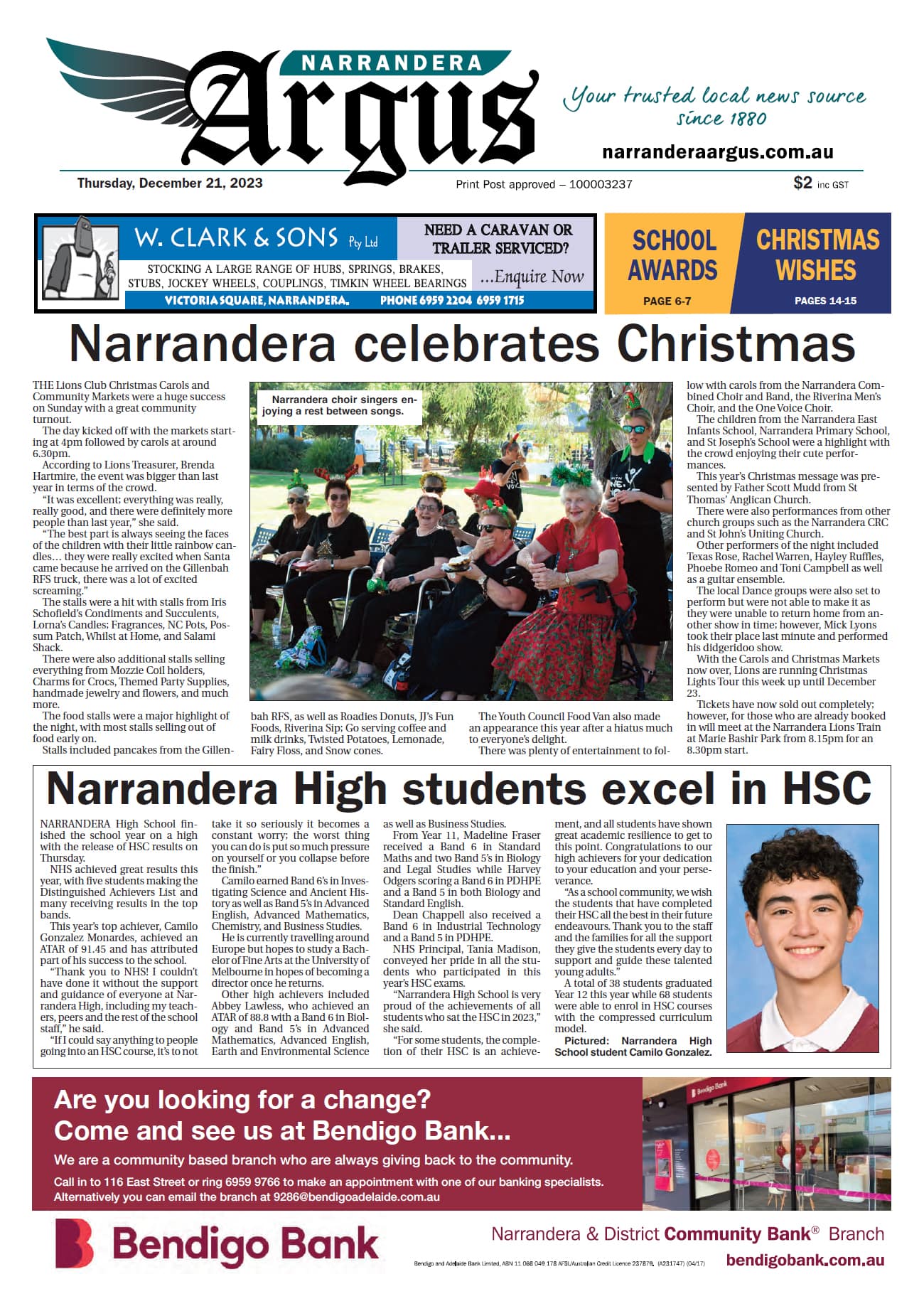 Narrandera Argus 21 December 2023