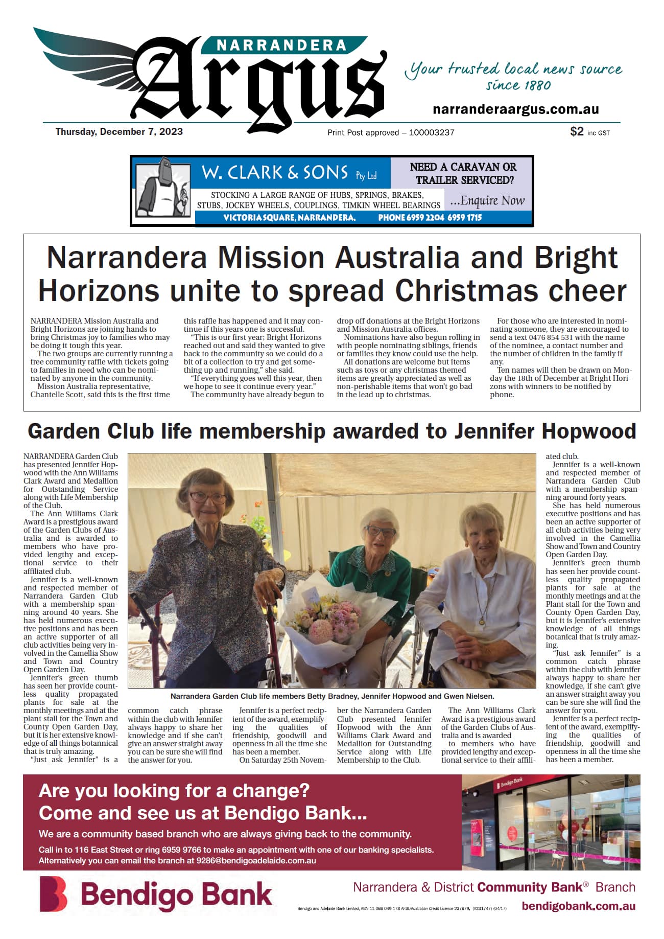 Narrandera Argus, 7 December 2023