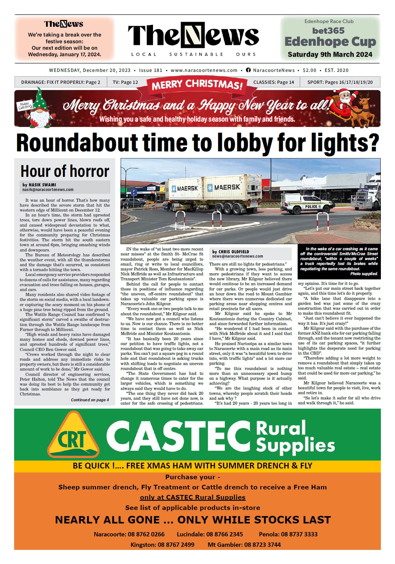 Naracoorte Community News 20 December 2023